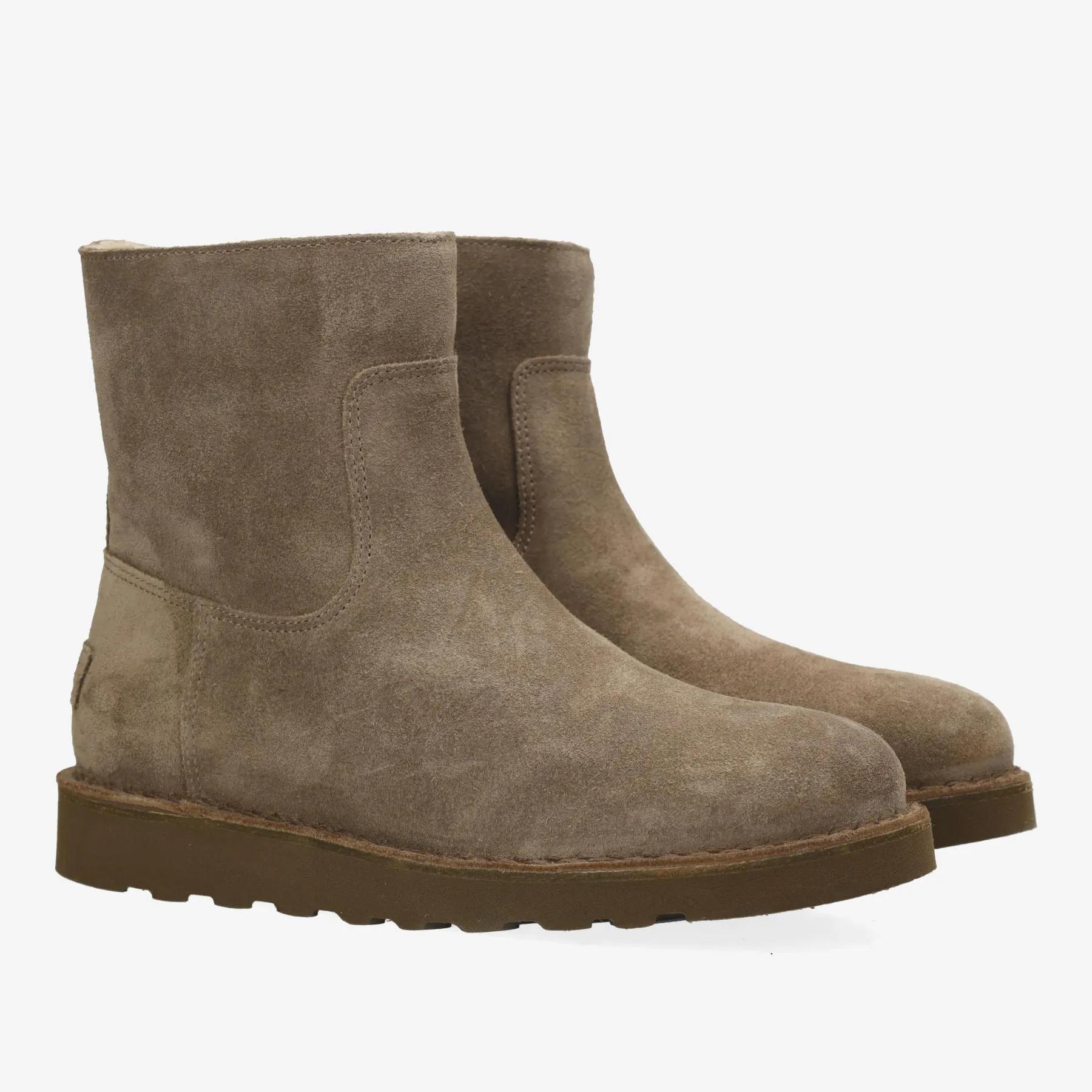 Palissa Mia Zip Veloursleder Taupe