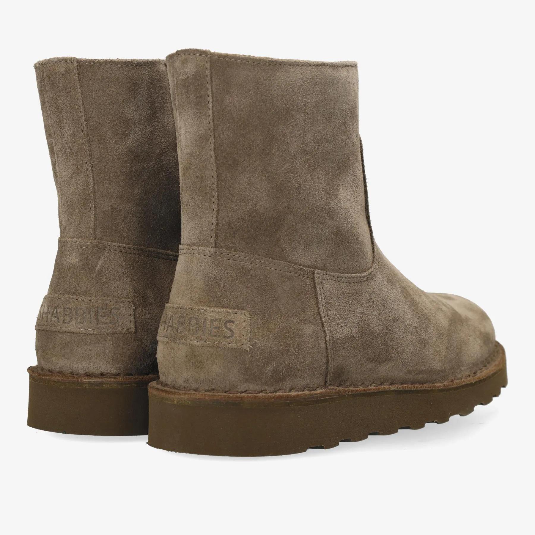 Palissa Mia Zip Veloursleder Taupe
