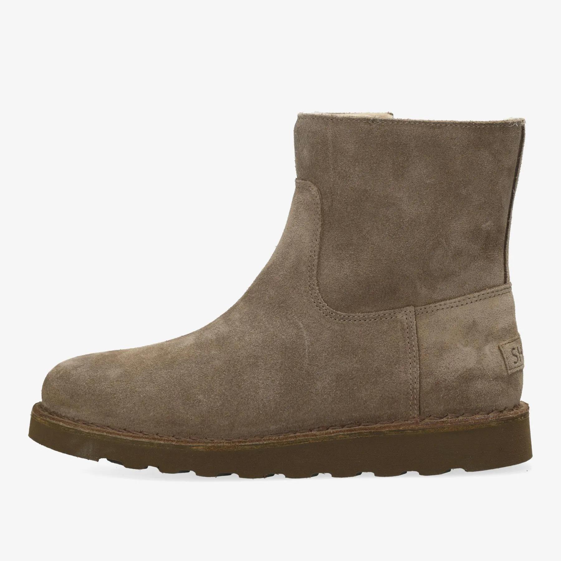 Palissa Mia Zip Veloursleder Taupe