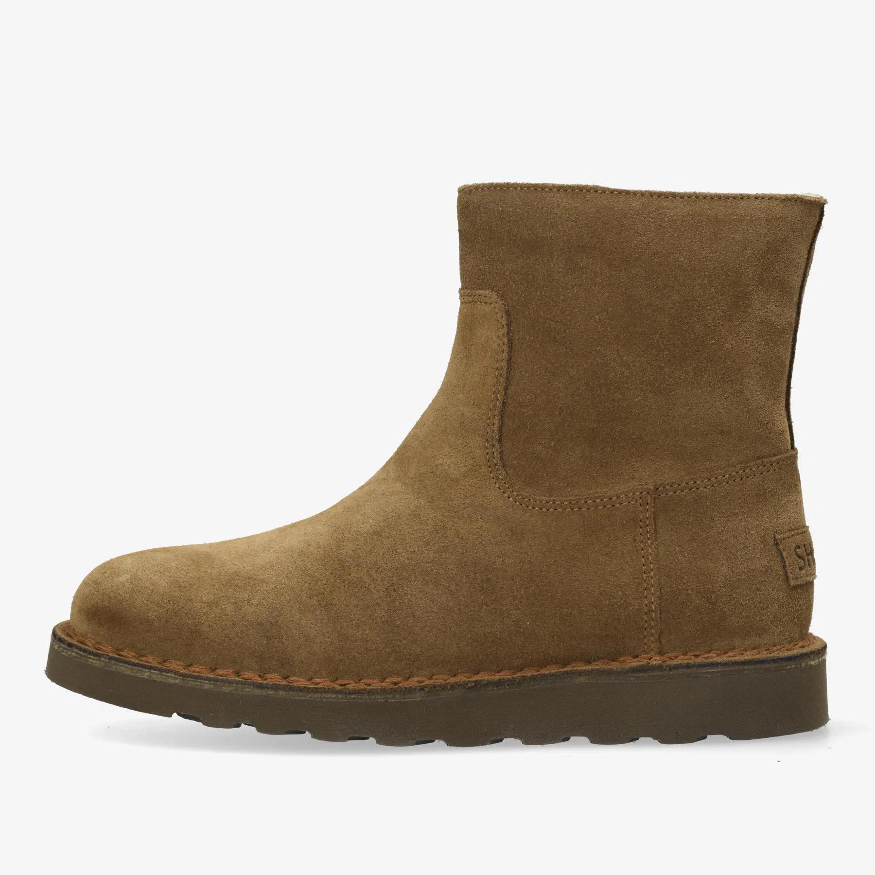 Palissa Mia Zip Veloursleder Tabak