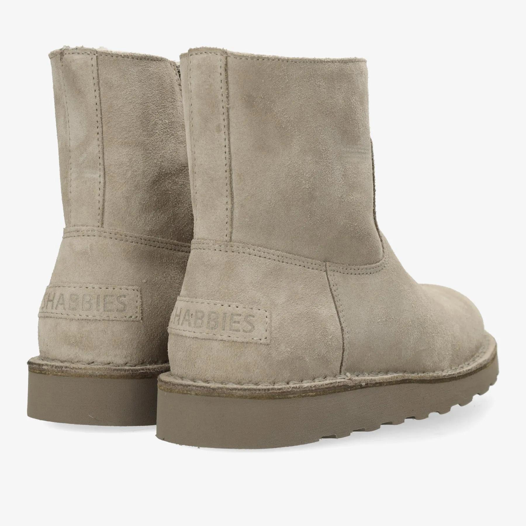 Palissa Mia Zip Veloursleder Sand