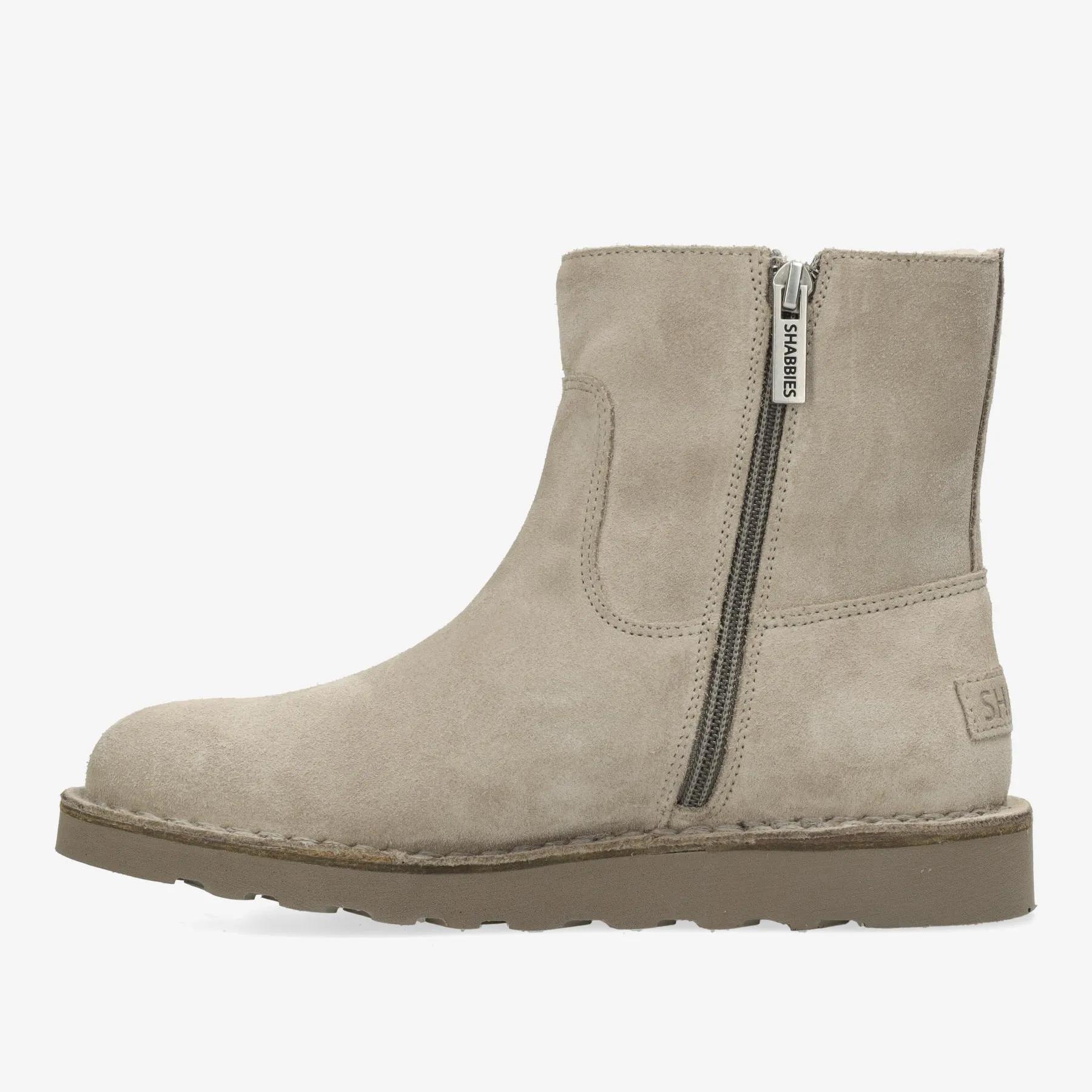 Palissa Mia Zip Veloursleder Sand
