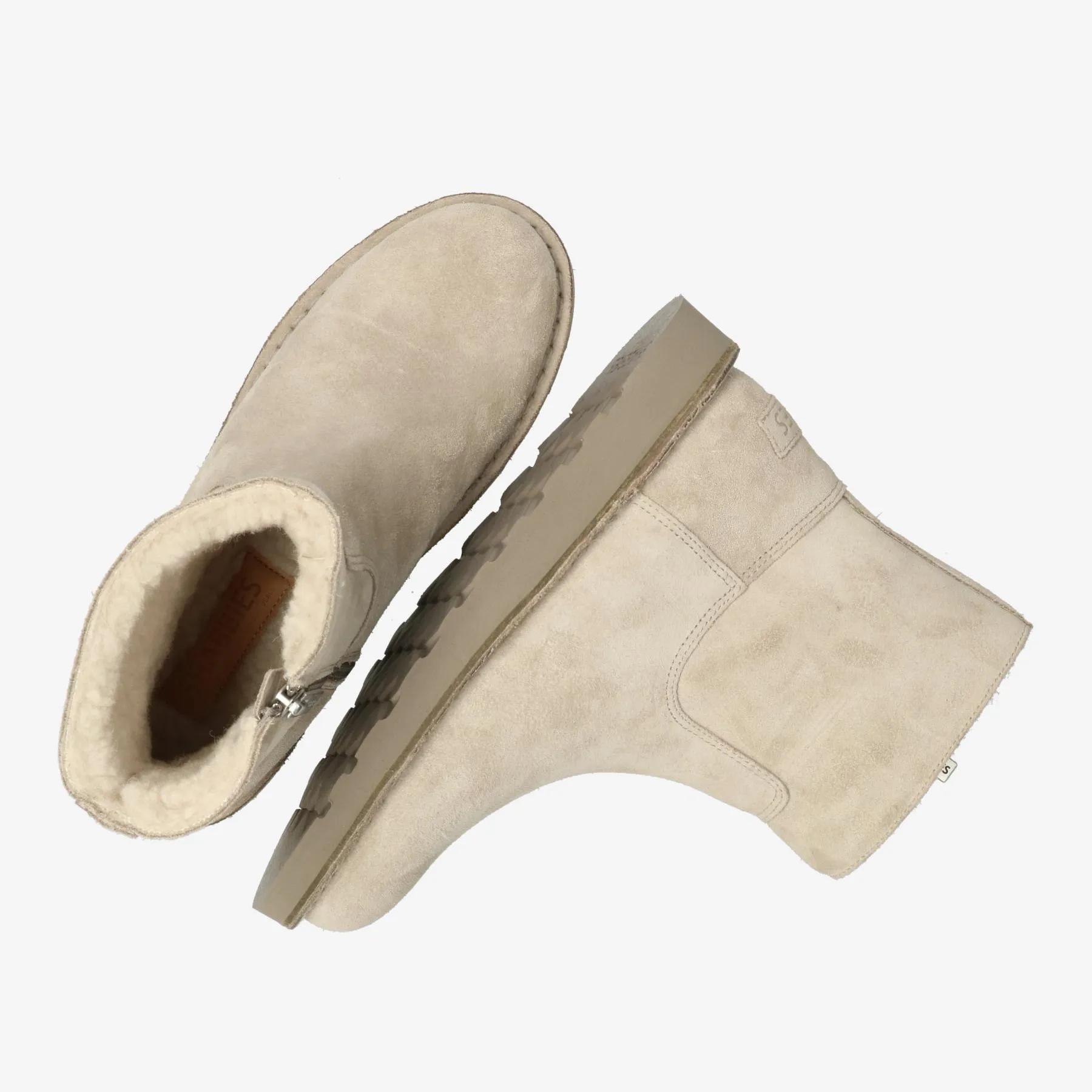Palissa Mia Zip Veloursleder Sand