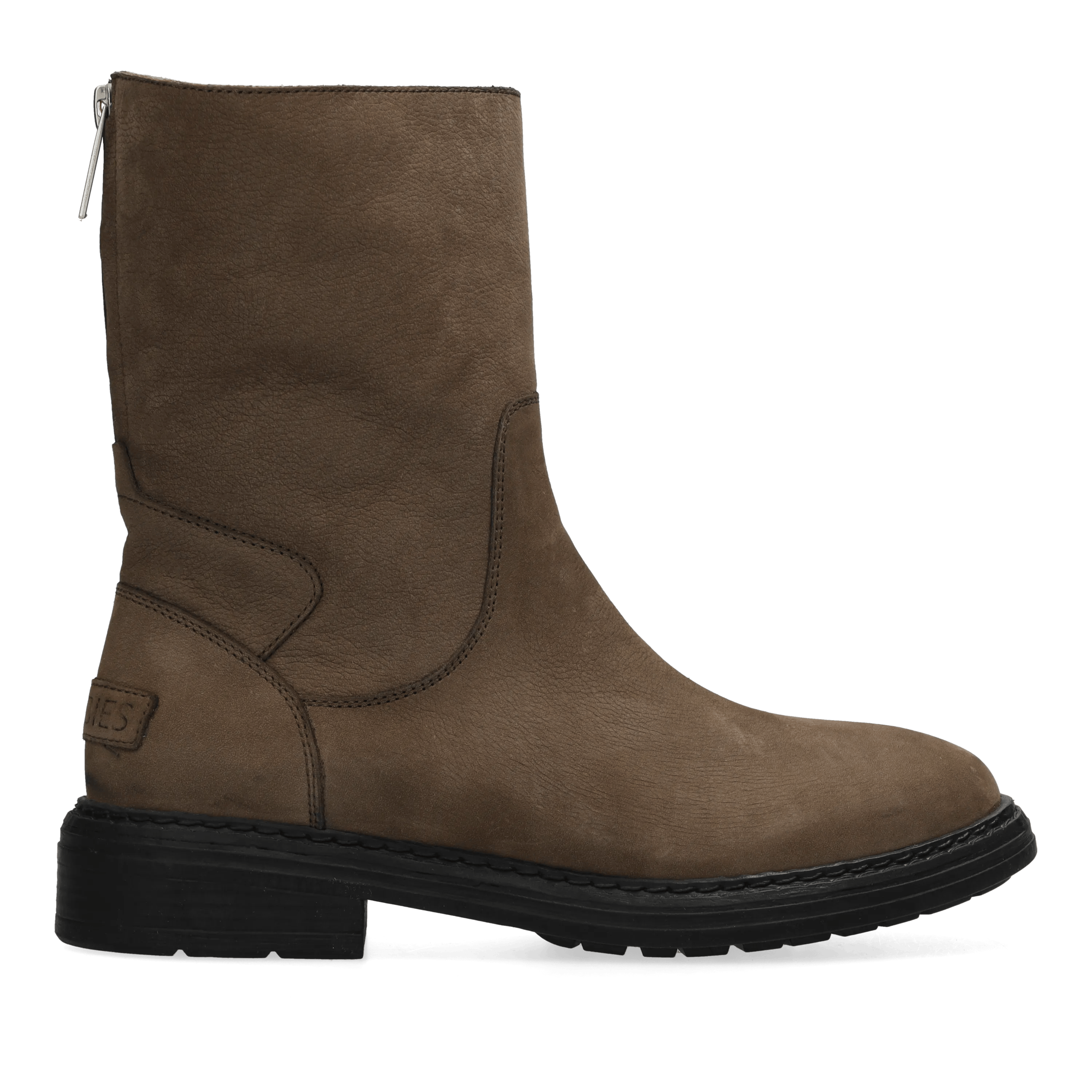 Duck Hose enkellaars Leer Taupe