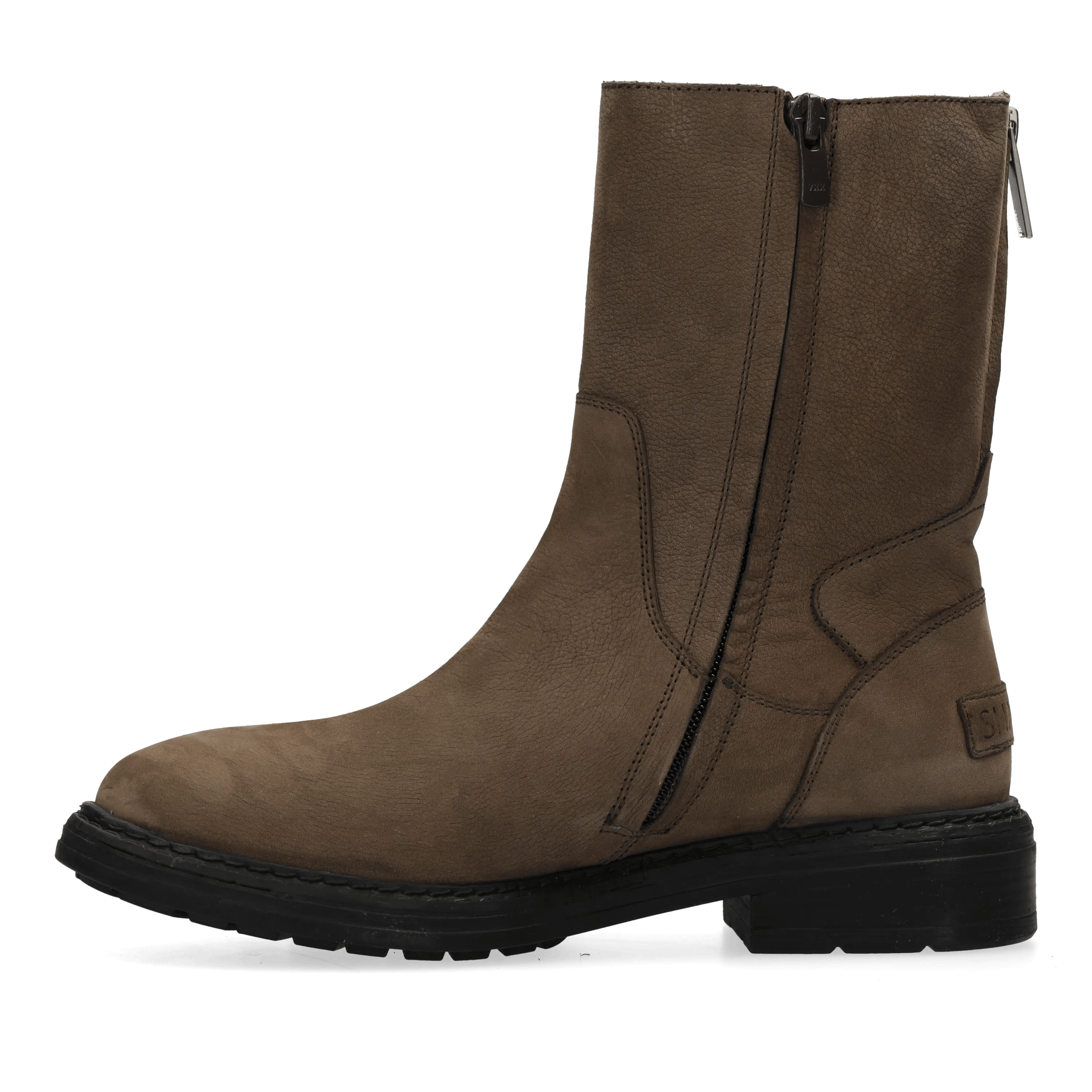 Duck Hose enkellaars Leer Taupe