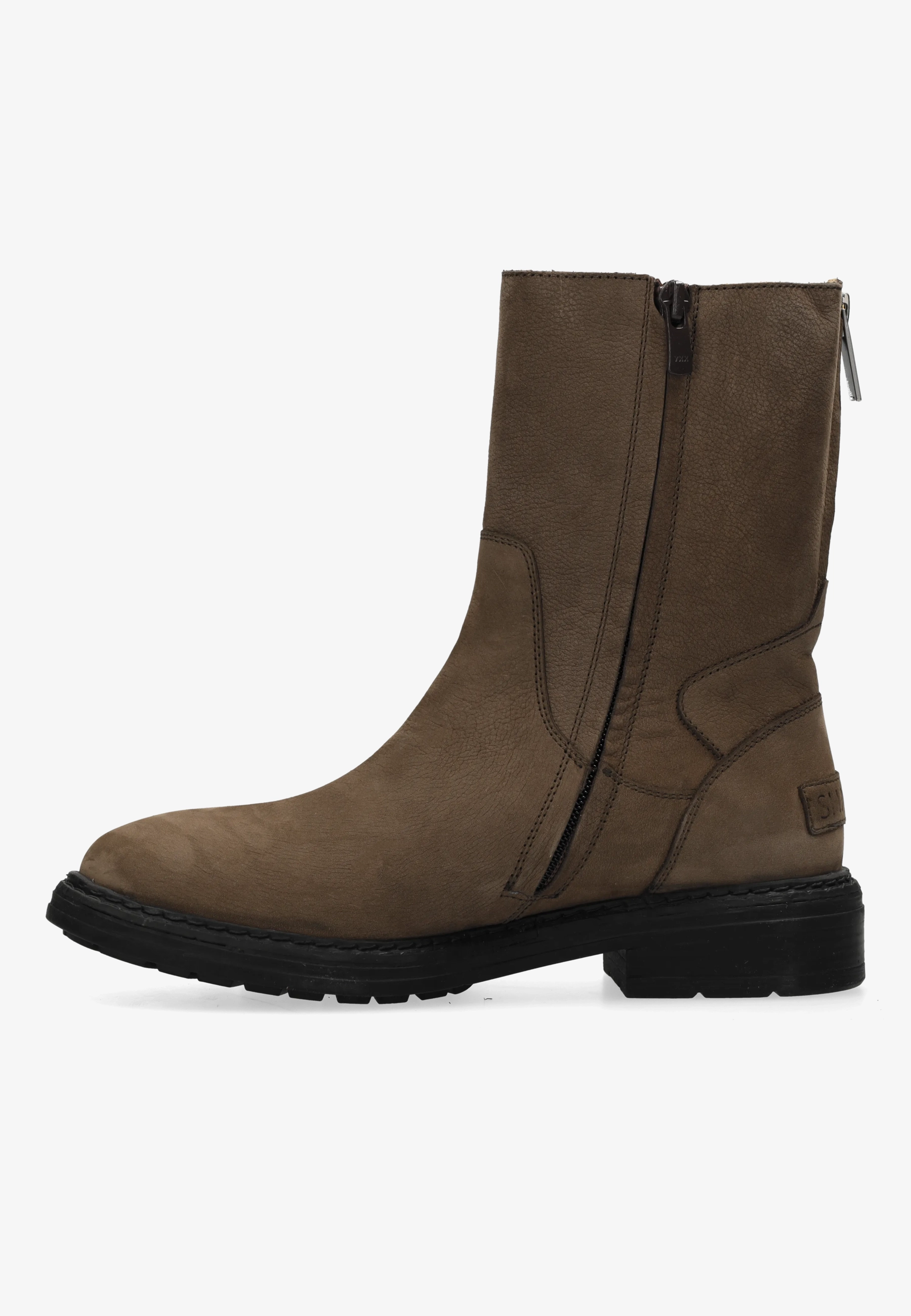 Duck Hose enkellaars Leer Taupe