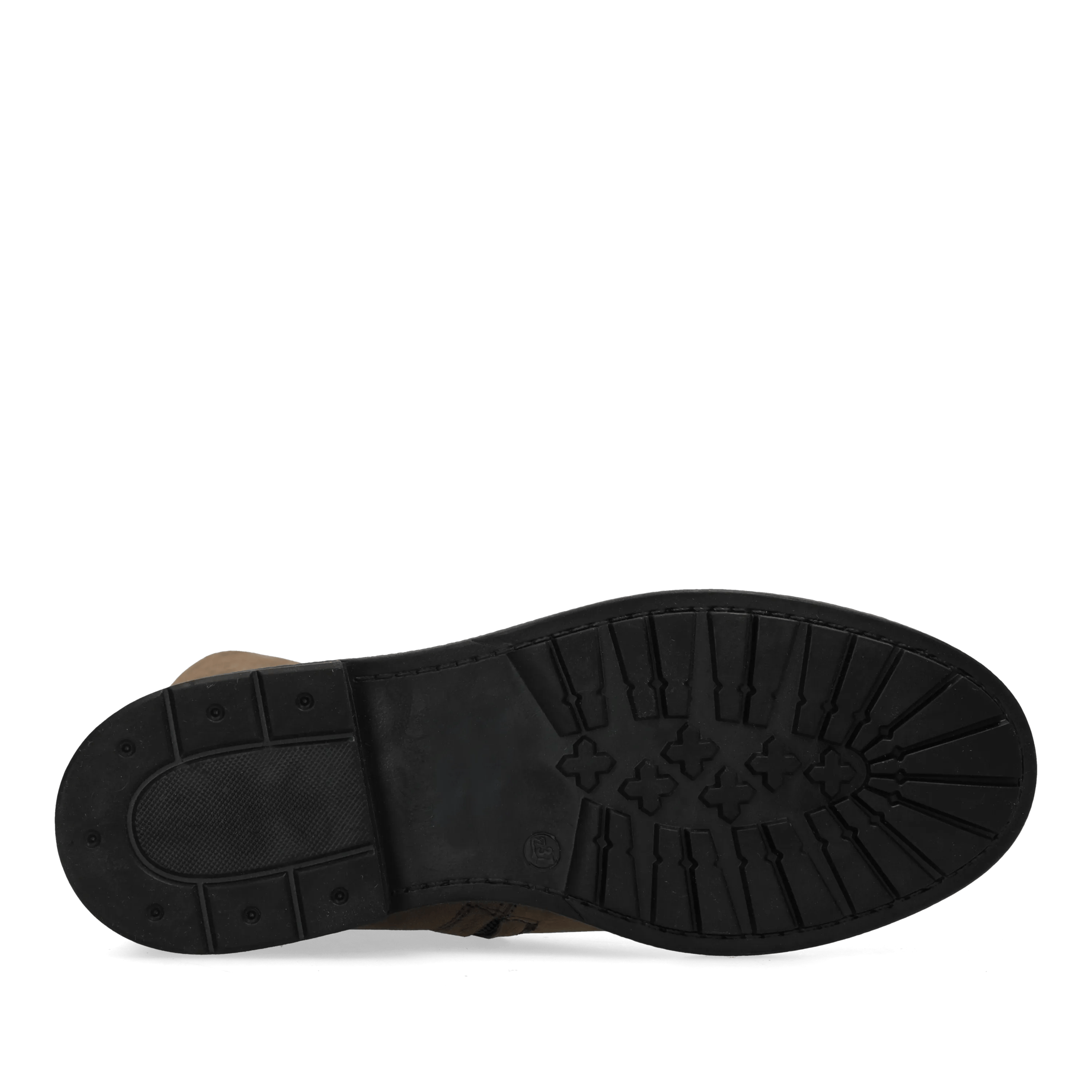 Duck Hose enkellaars Leer Taupe