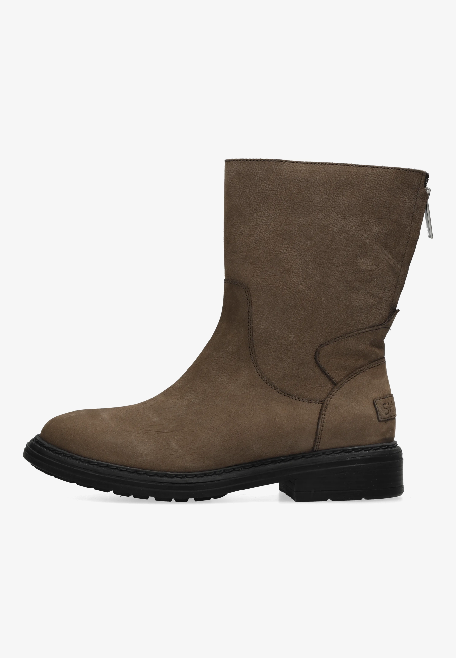 Duck Hose enkellaars Leer Taupe