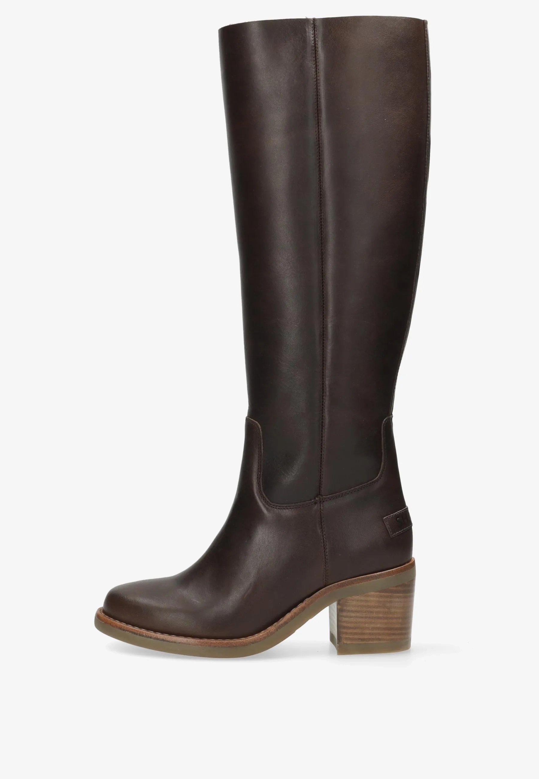 Puk Tuba boot Leer Bruin