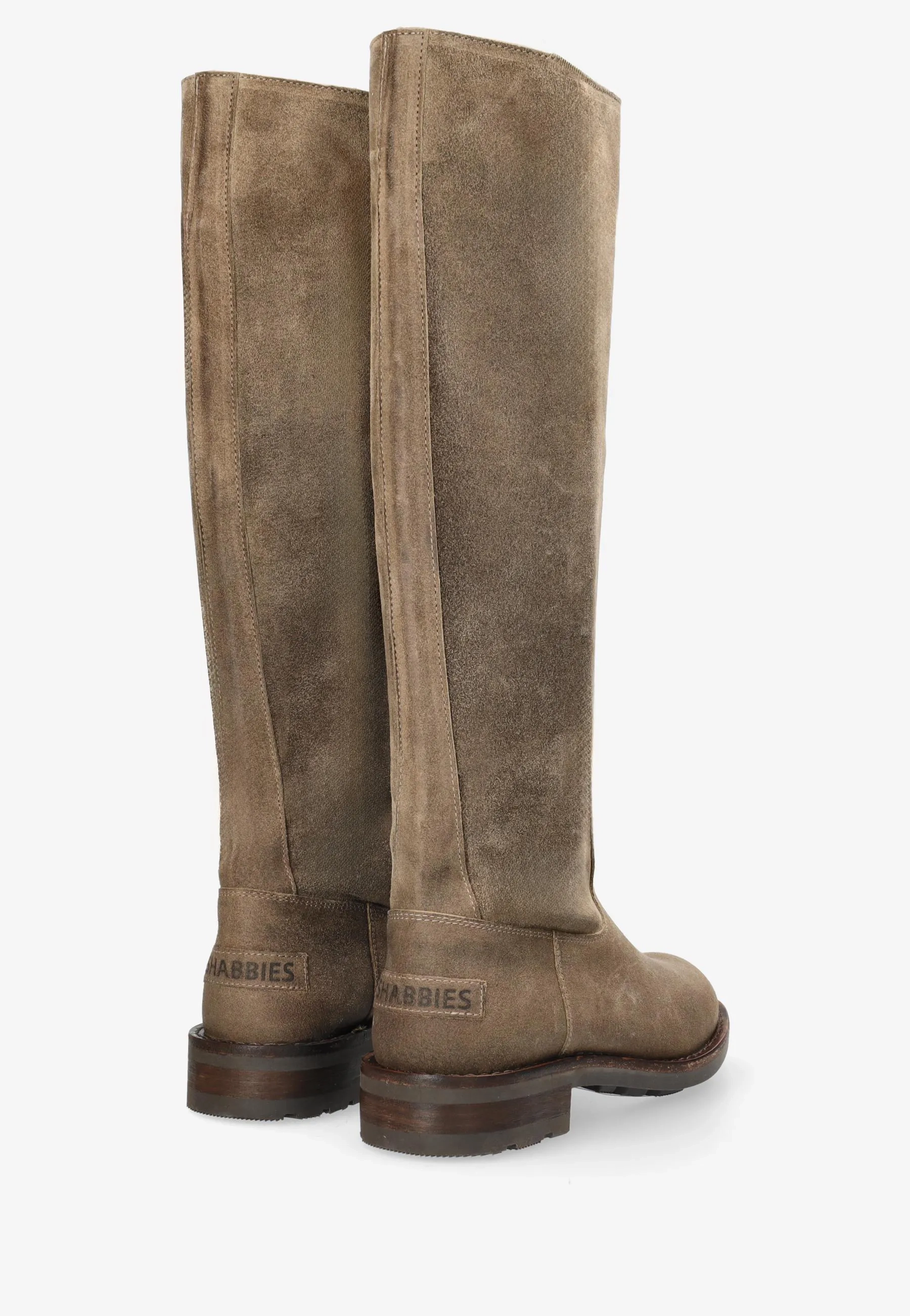 Alyd Tuba gewaxt suède Taupe