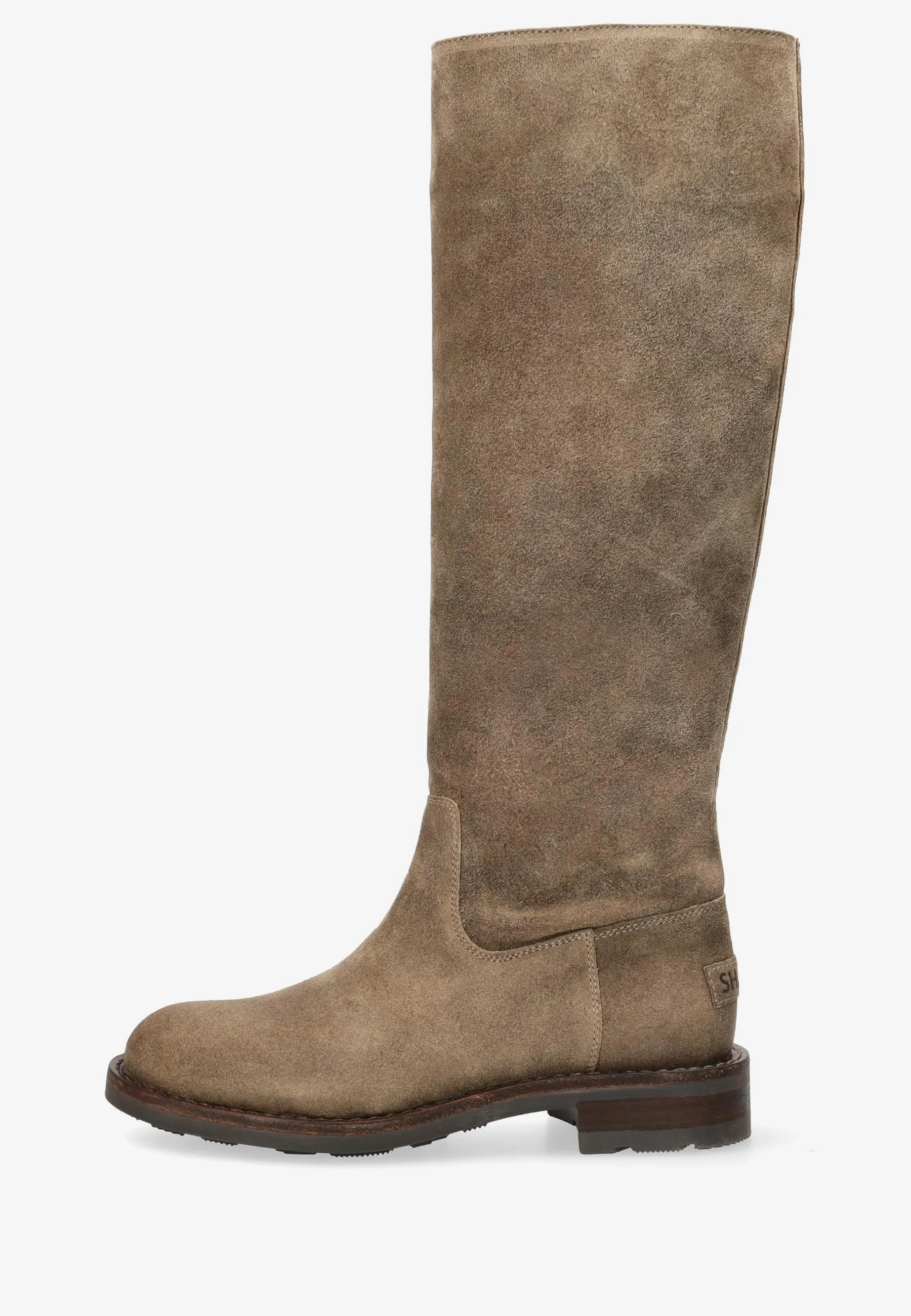 Alyd Tuba gewaxt suède Taupe