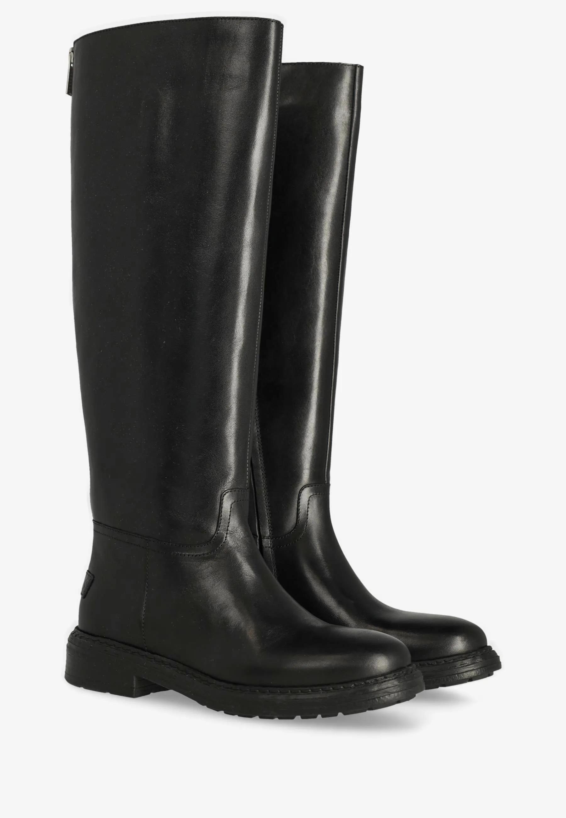Duck Tala boot leer Zwart