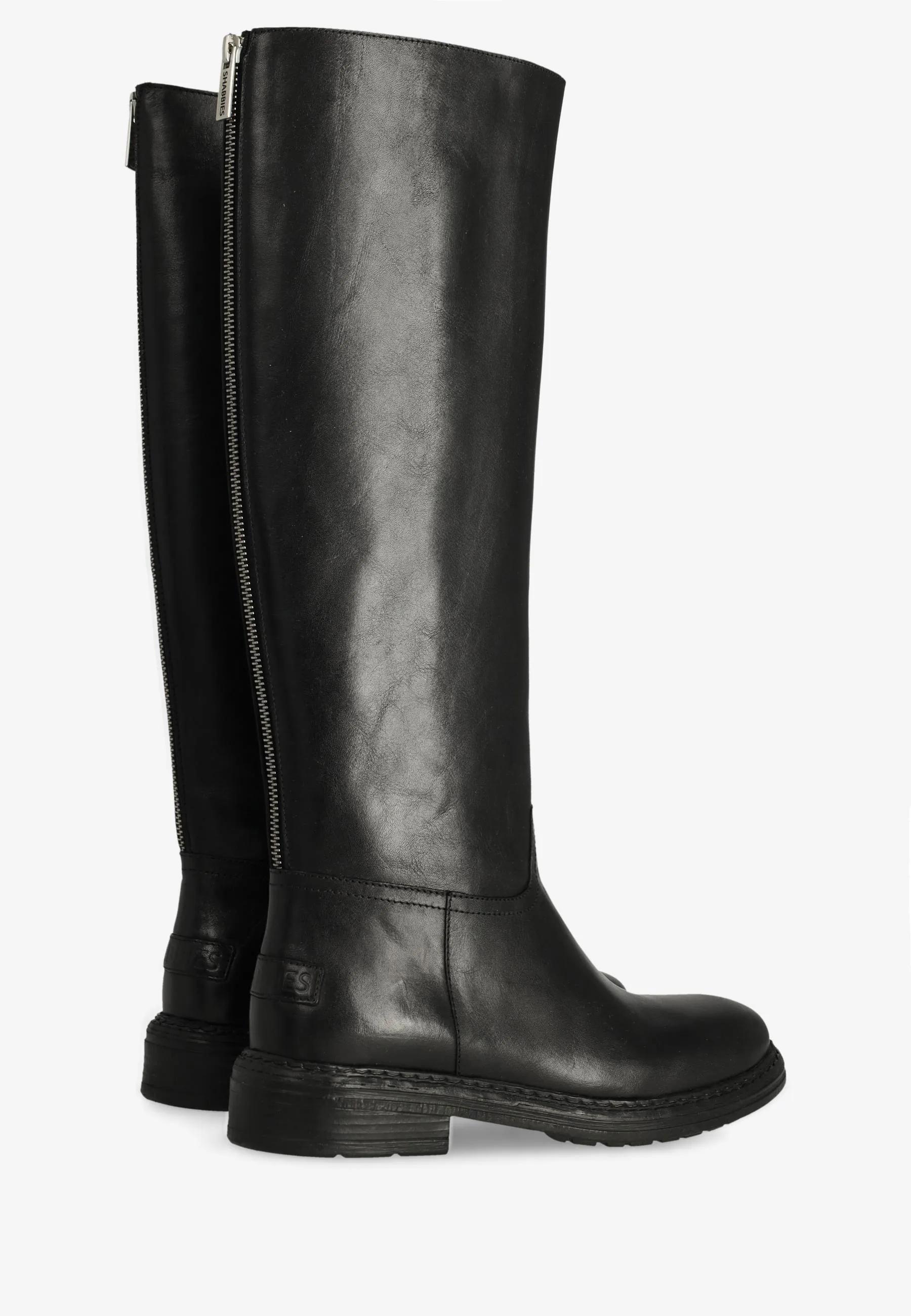 Duck Tala boot leer Zwart