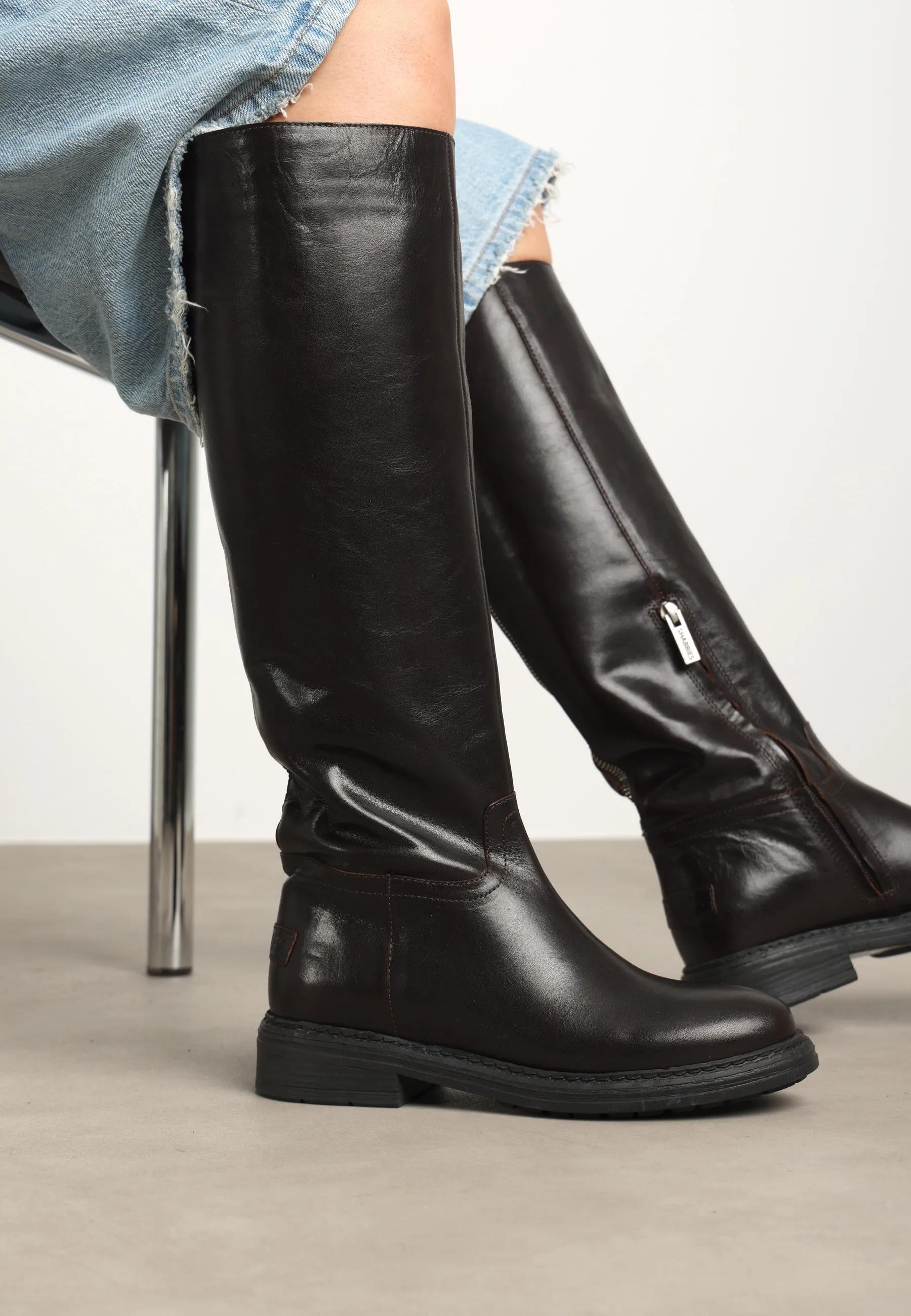 Duck Tala boot leer Bruin