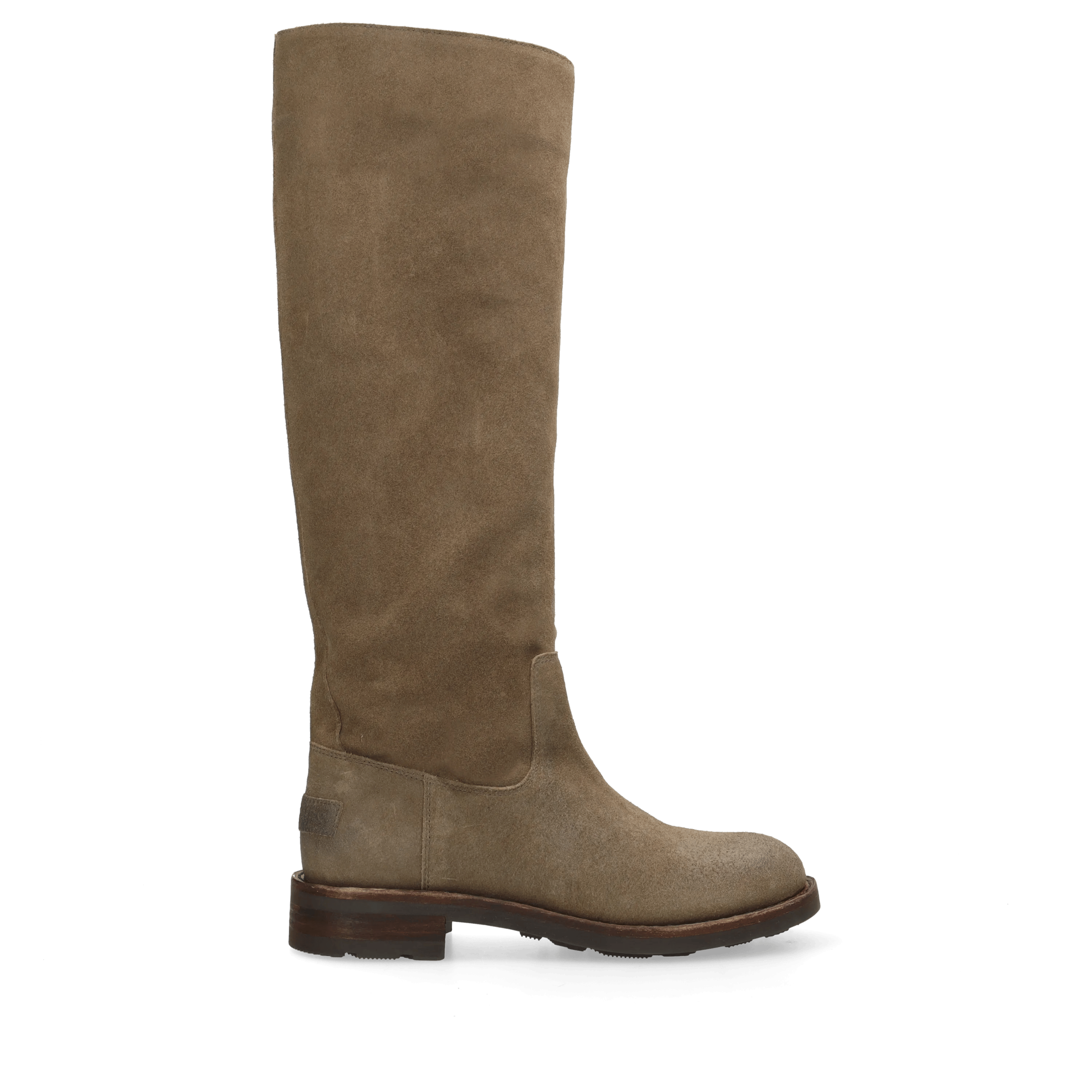 ALYD TUBA Waxed suede Taupe