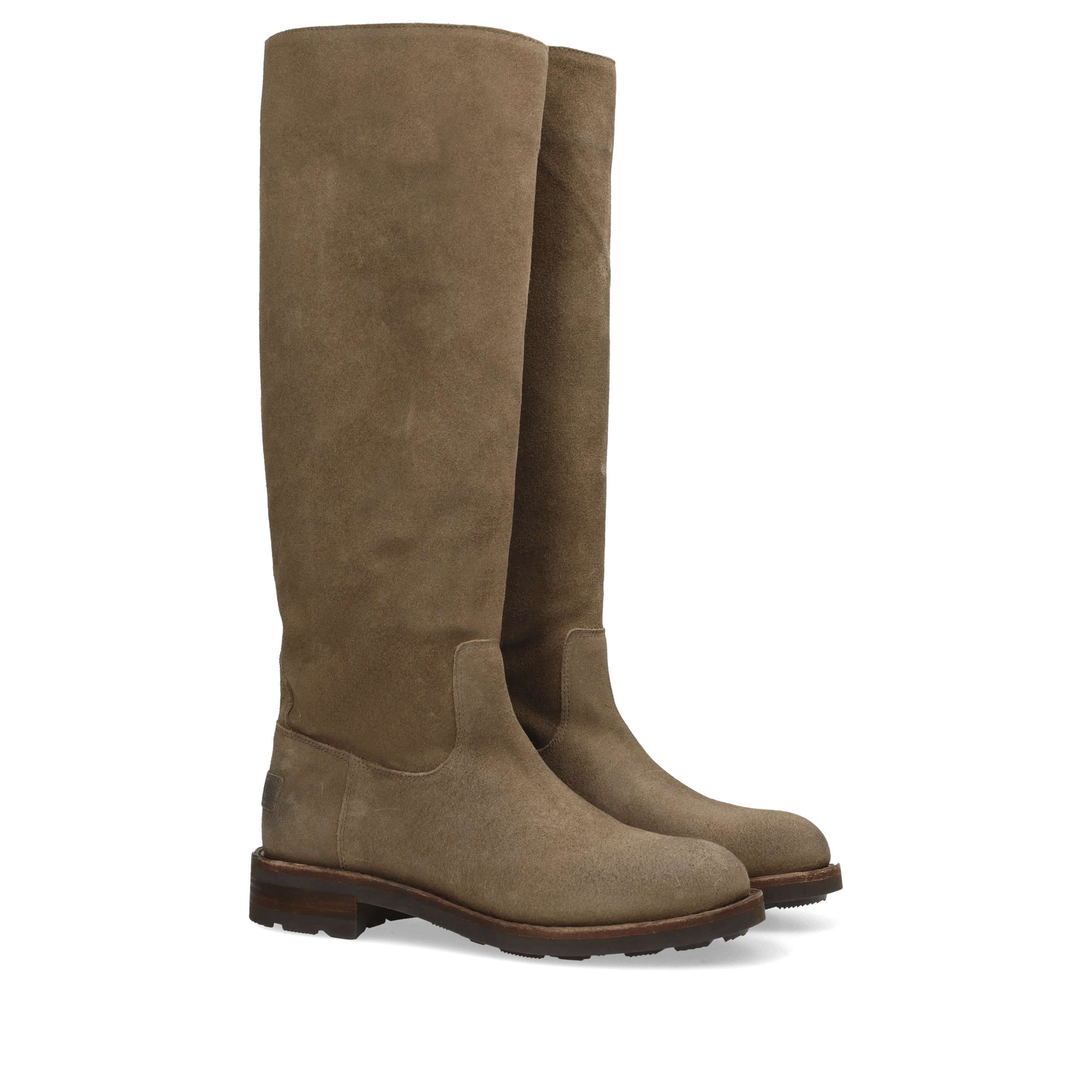ALYD TUBA Waxed suede Taupe