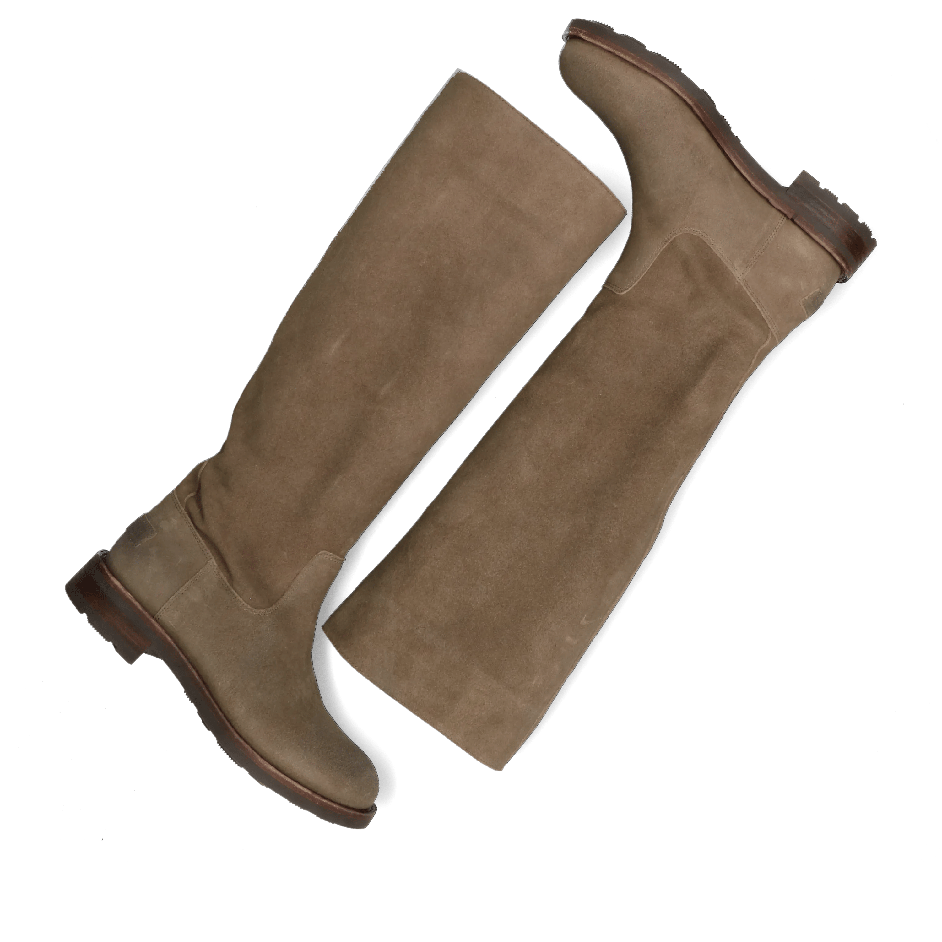 ALYD TUBA Waxed suede Taupe