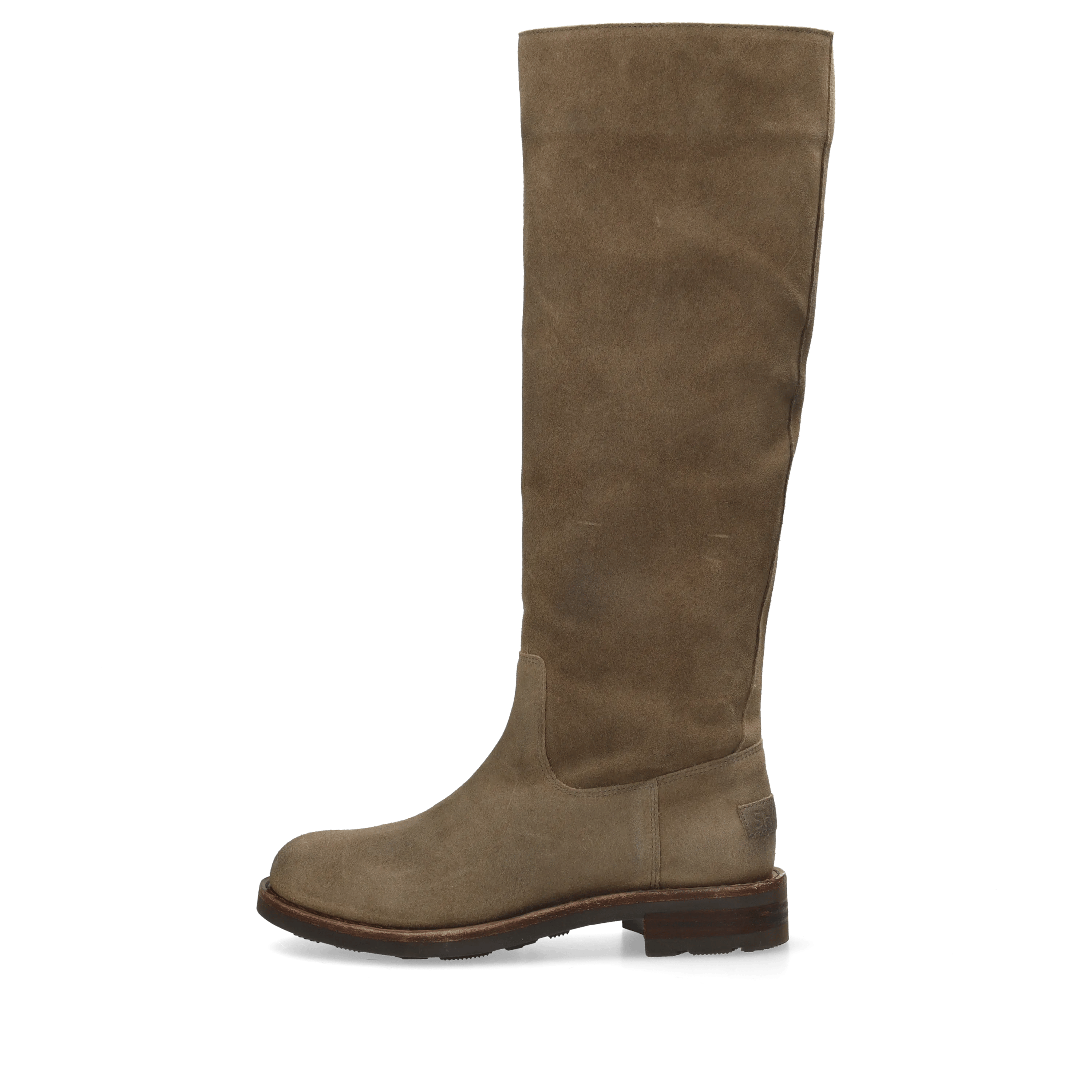 ALYD TUBA Waxed suede Taupe