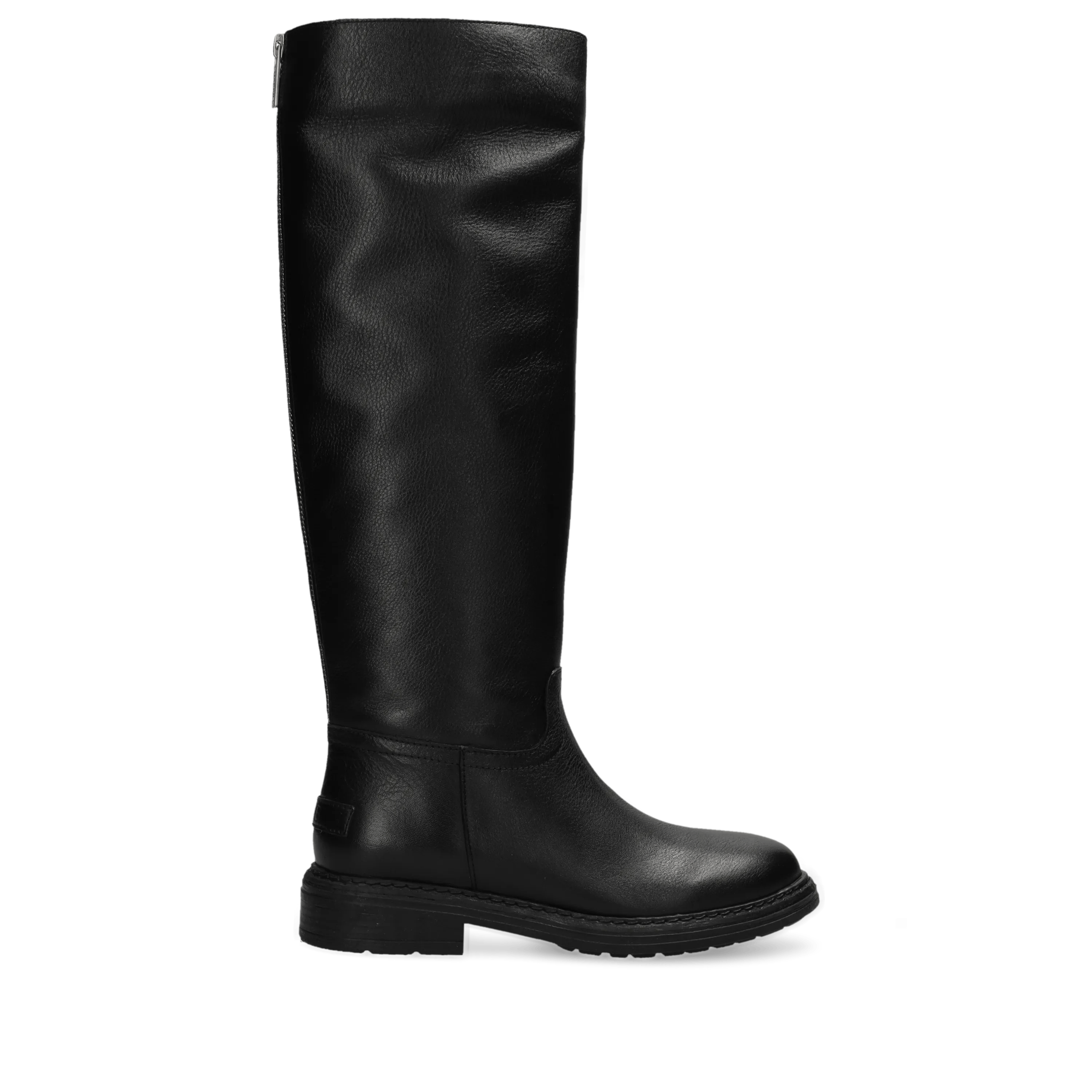 Shabbies Amsterdam Duck Tala boot hoog Leer Zwart