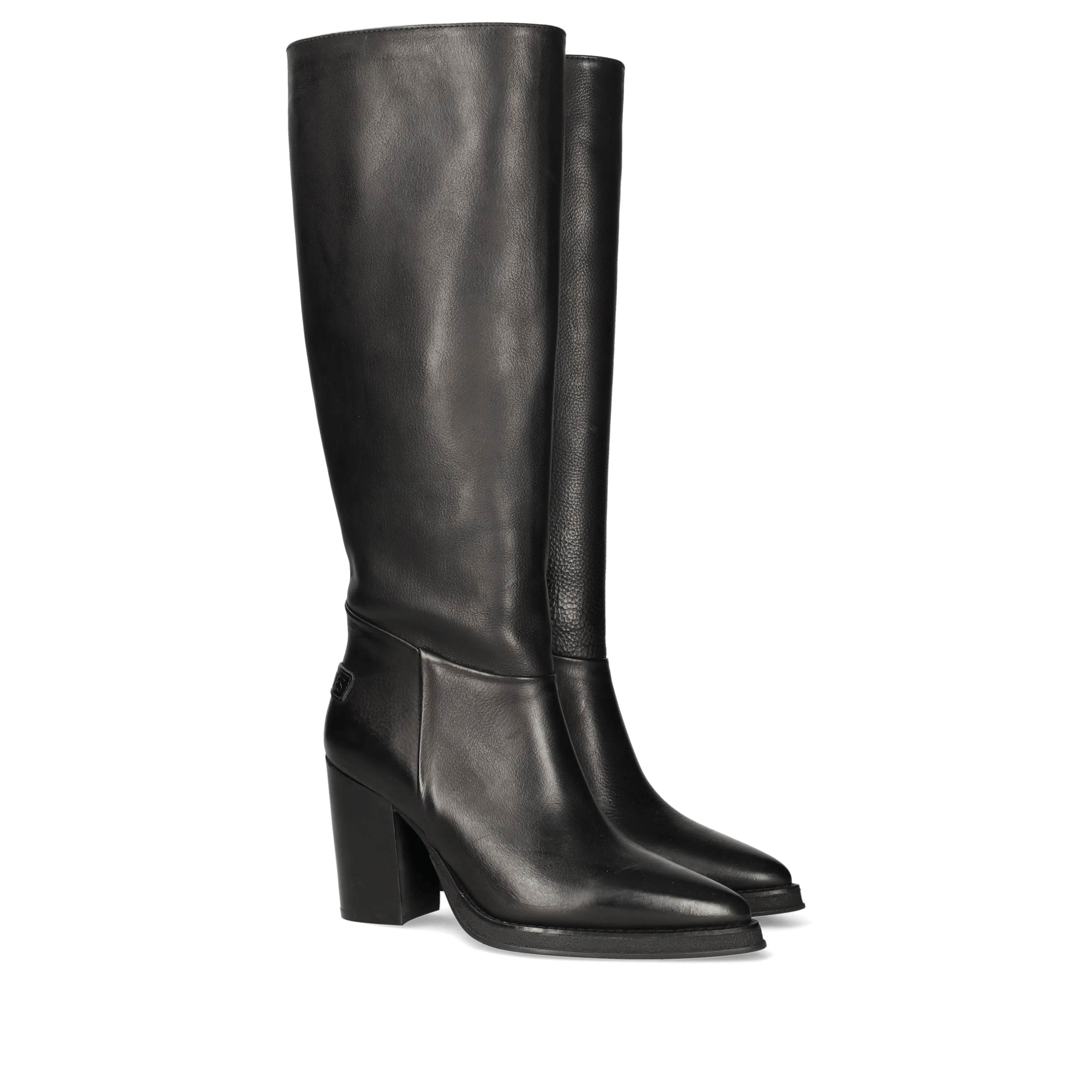 GRUNCH TUBE High Boot Leather Black