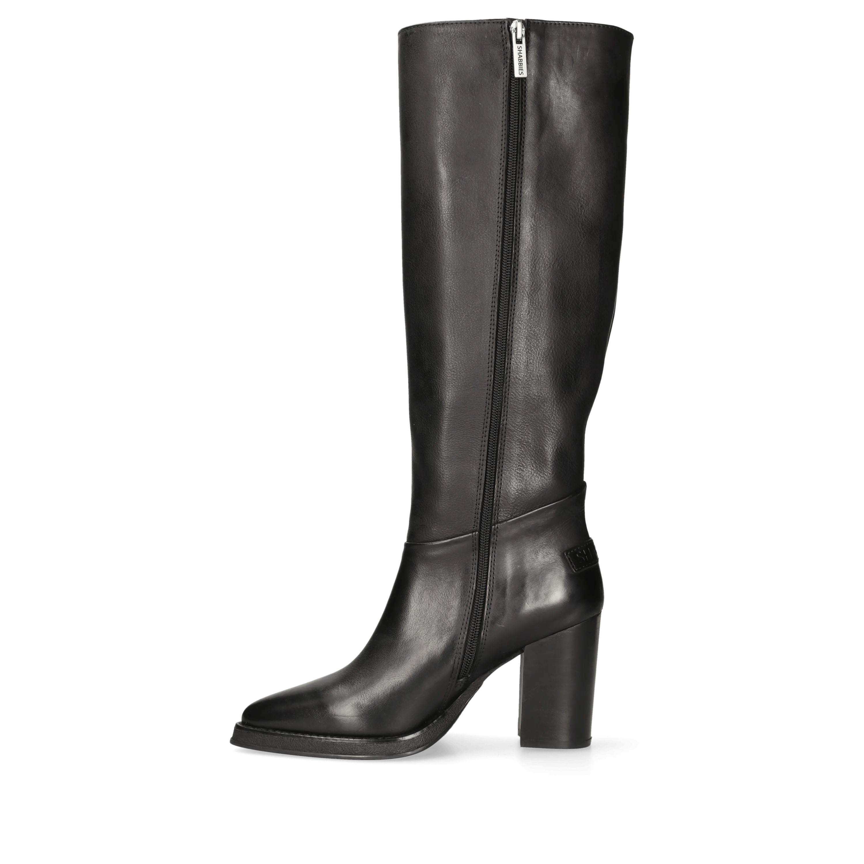 GRUNCH TUBE High Boot Leather Black