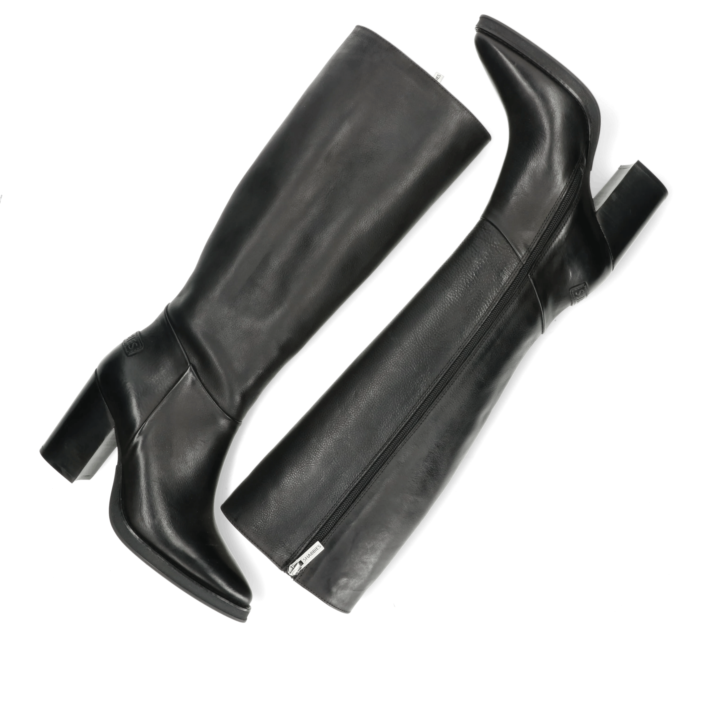 GRUNCH TUBE High Boot Leather Black