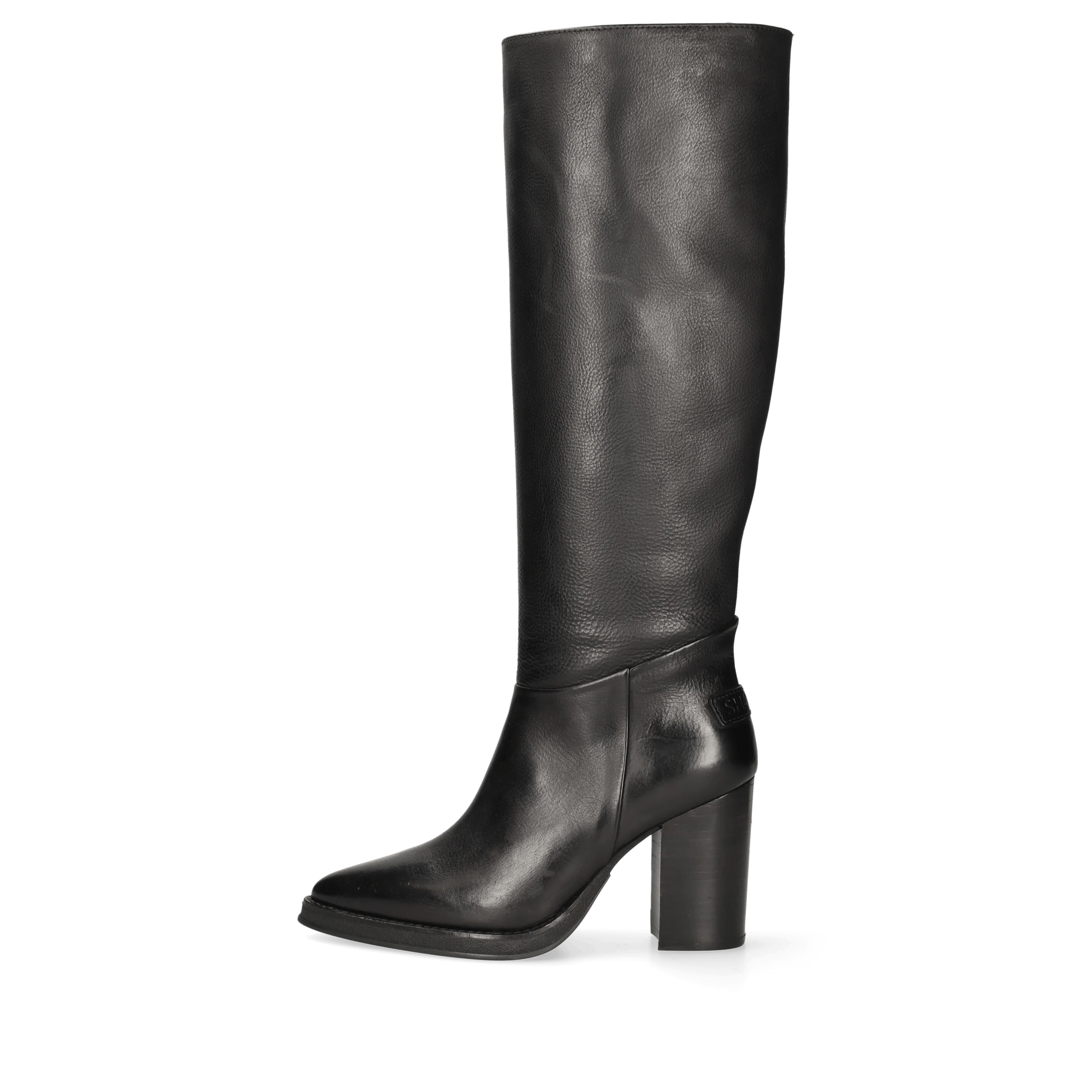 GRUNCH TUBE High Boot Leather Black