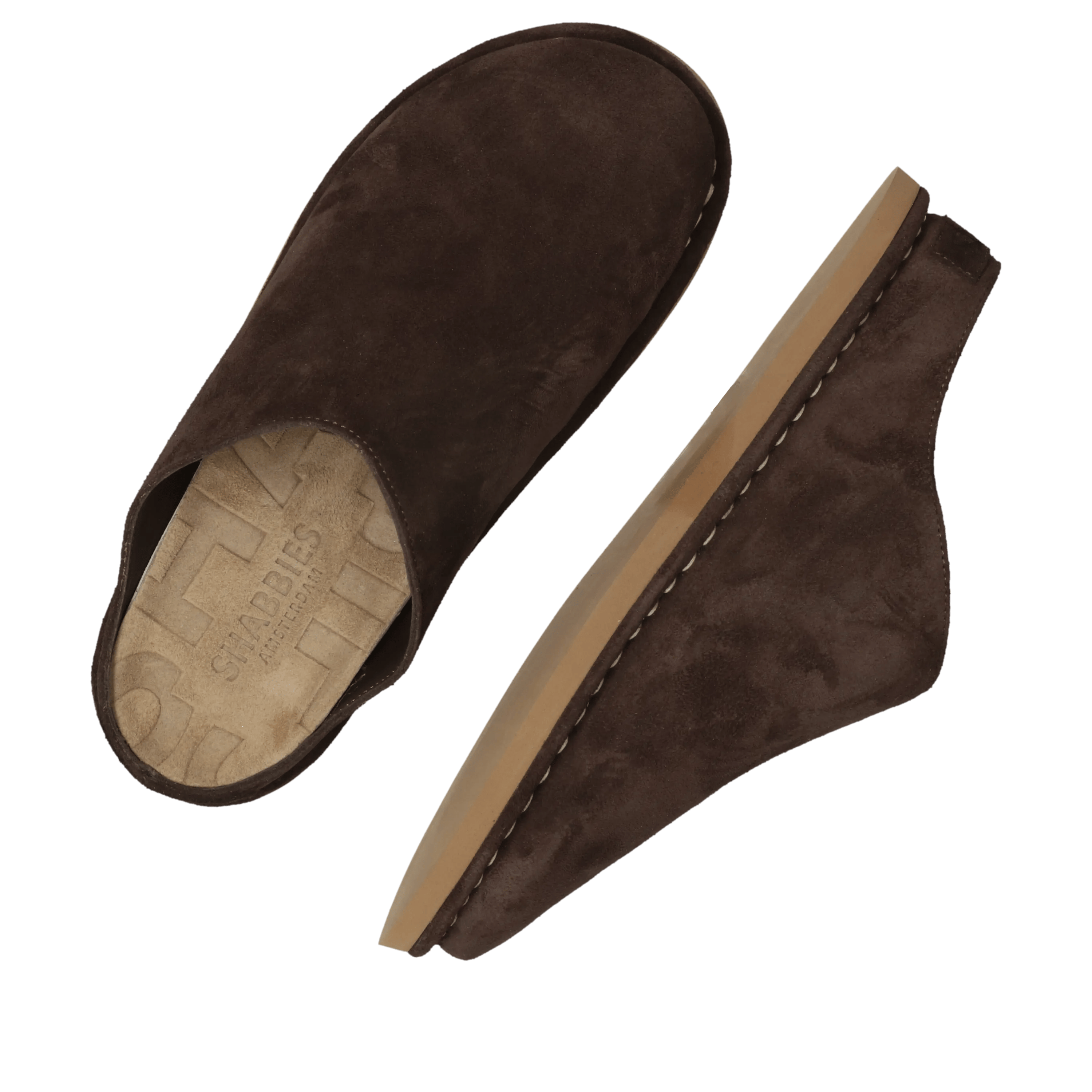 Shabbies Amsterdam Women | Dark brown slippers