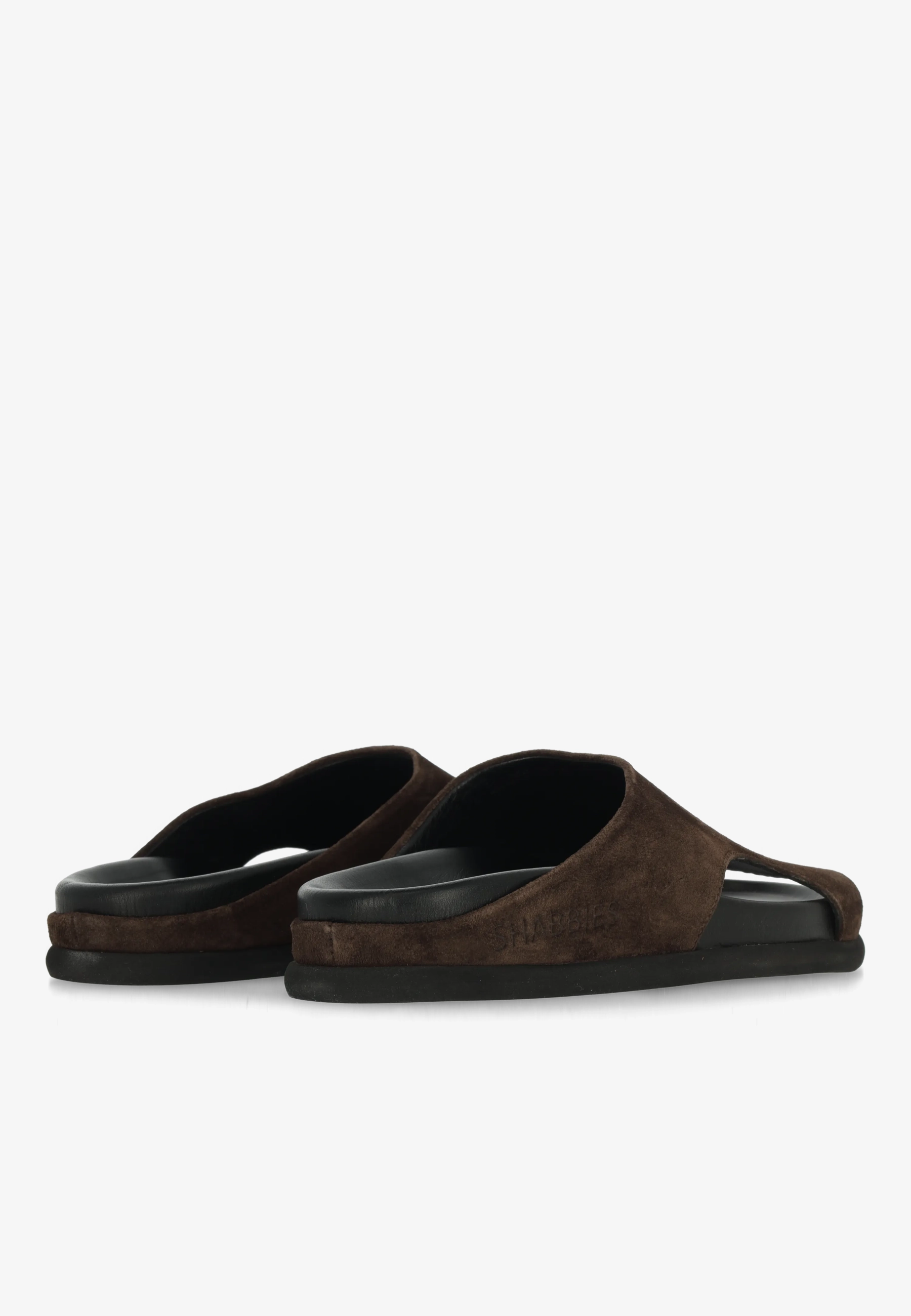 Inga Close Slipper Suede Dark Brown