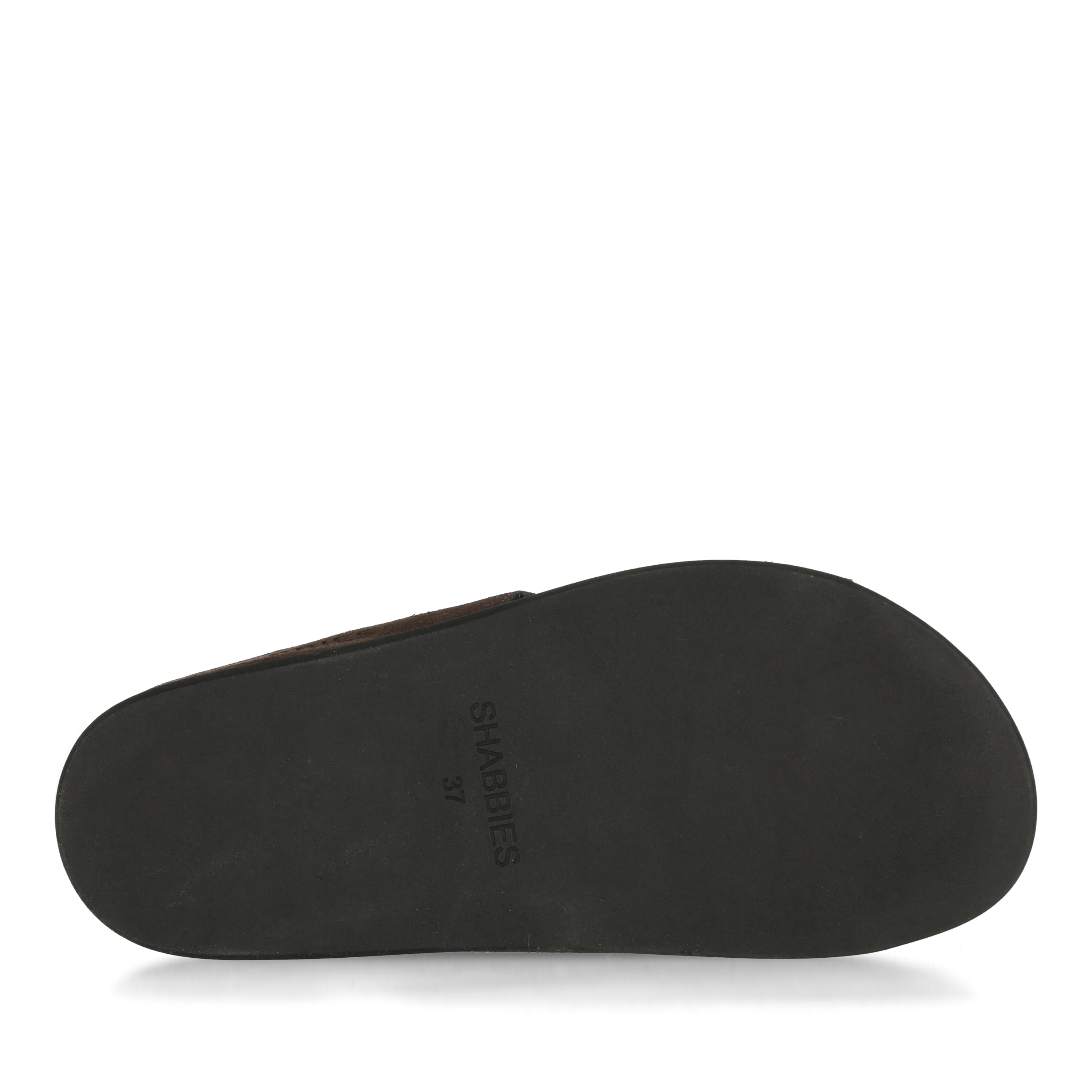 Inga Close slipper Suède Donkerbruin