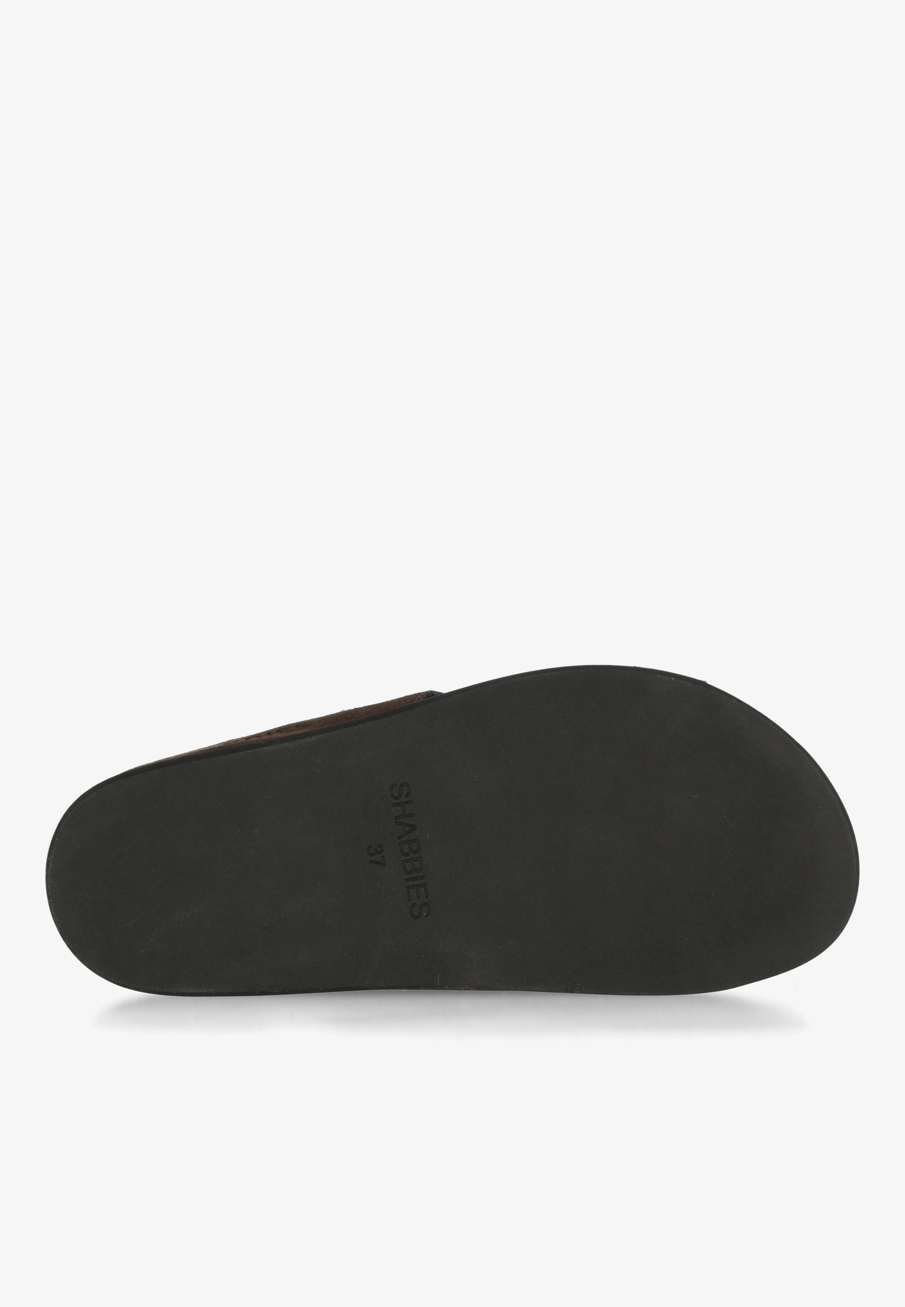 Inga Close Slipper Suede Dark Brown