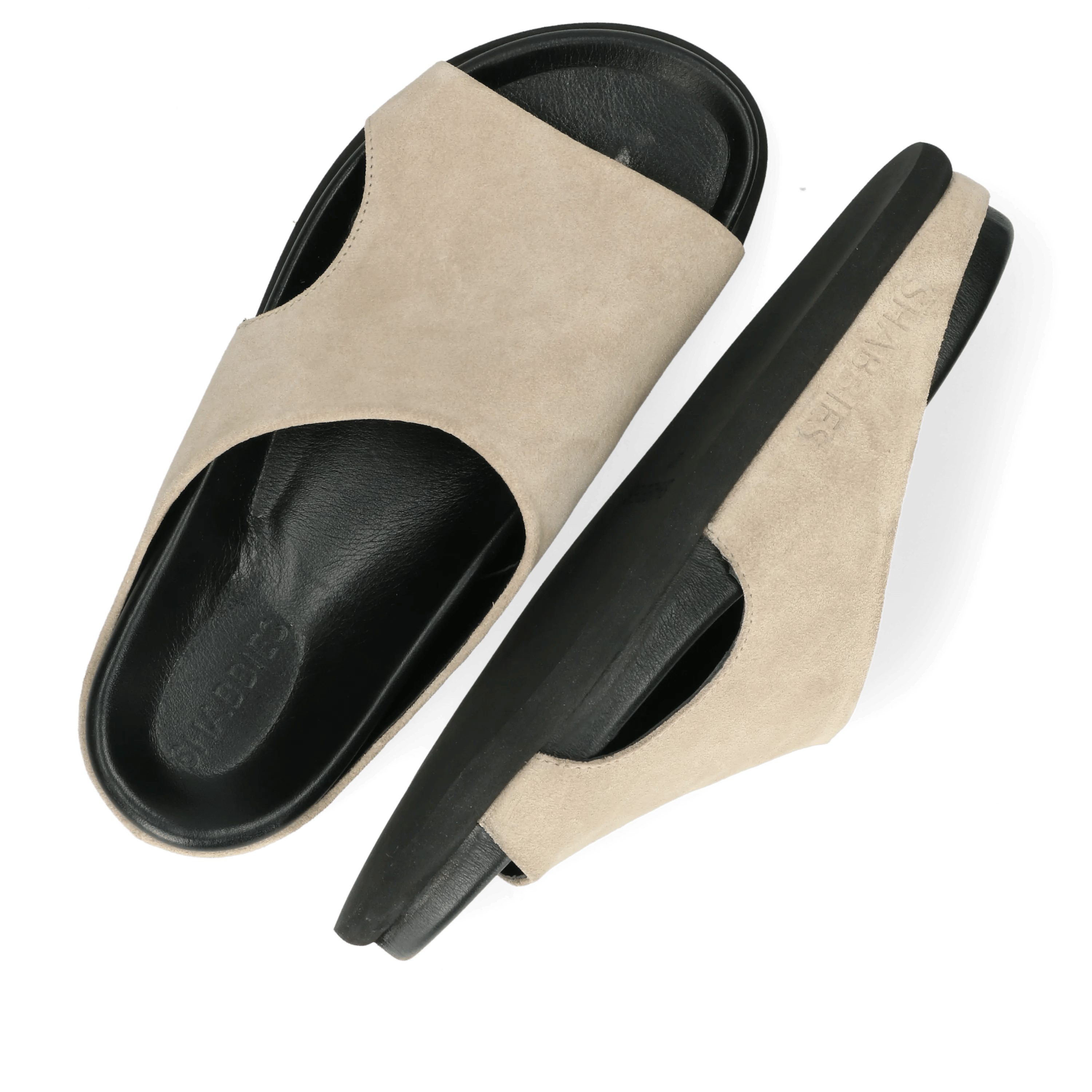 Inga Close slipper Suède Taupe