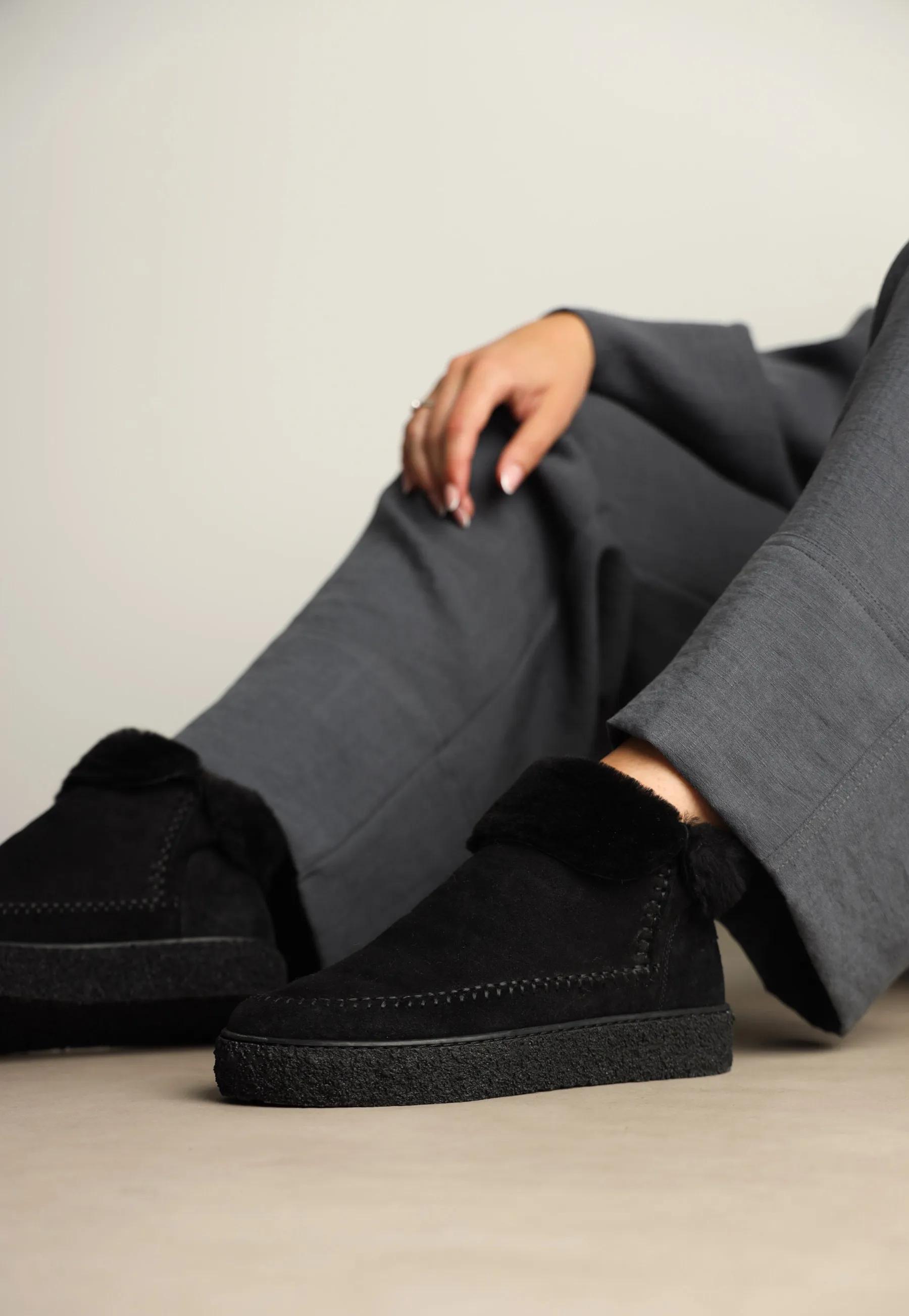 Chewy Moux boot Doubleface Zwart