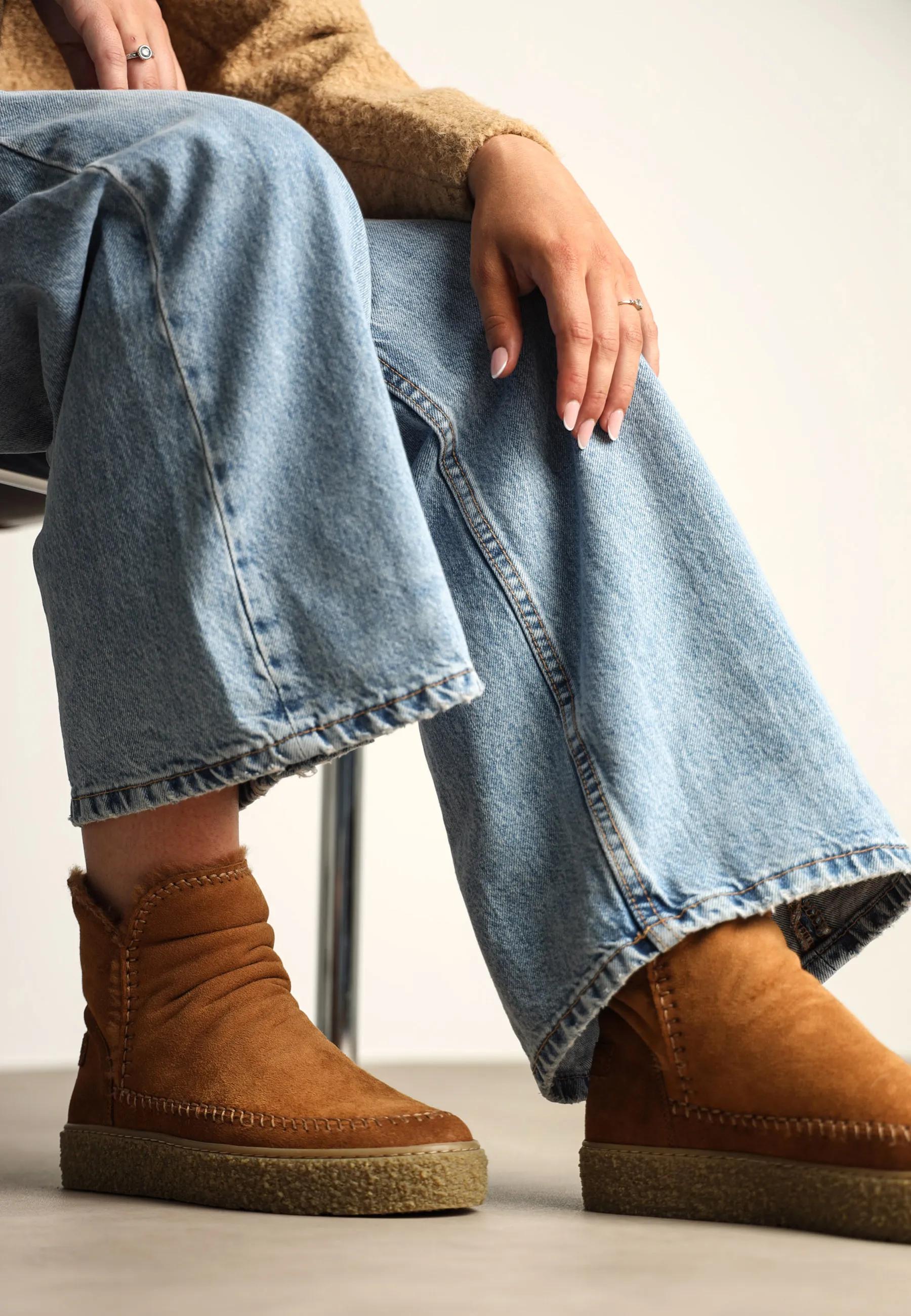 Chewy Moux boot Doubleface Cognac
