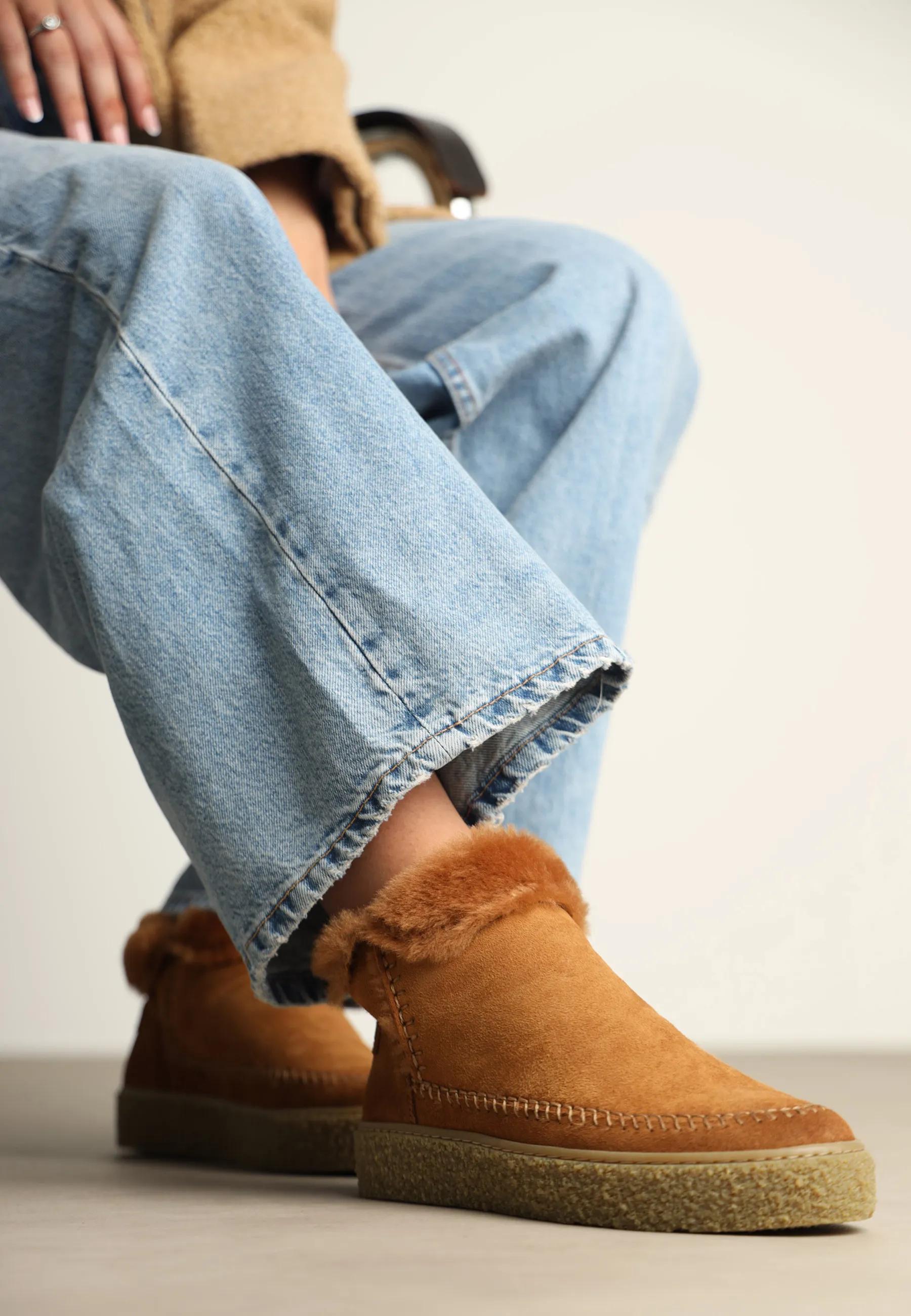 Chewy Moux boot Doubleface Cognac
