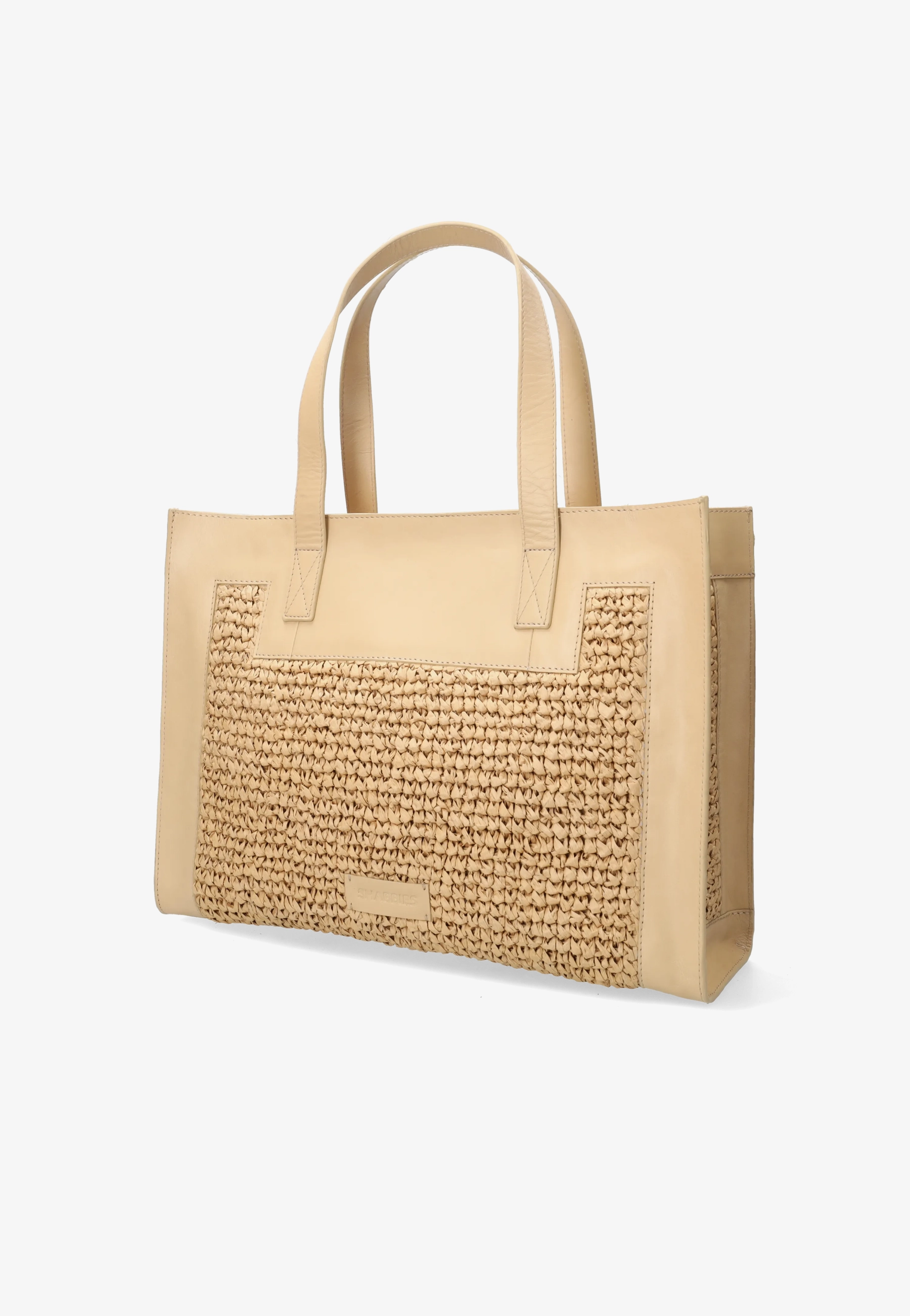 Verena Shoulderbag Raffia Beige
