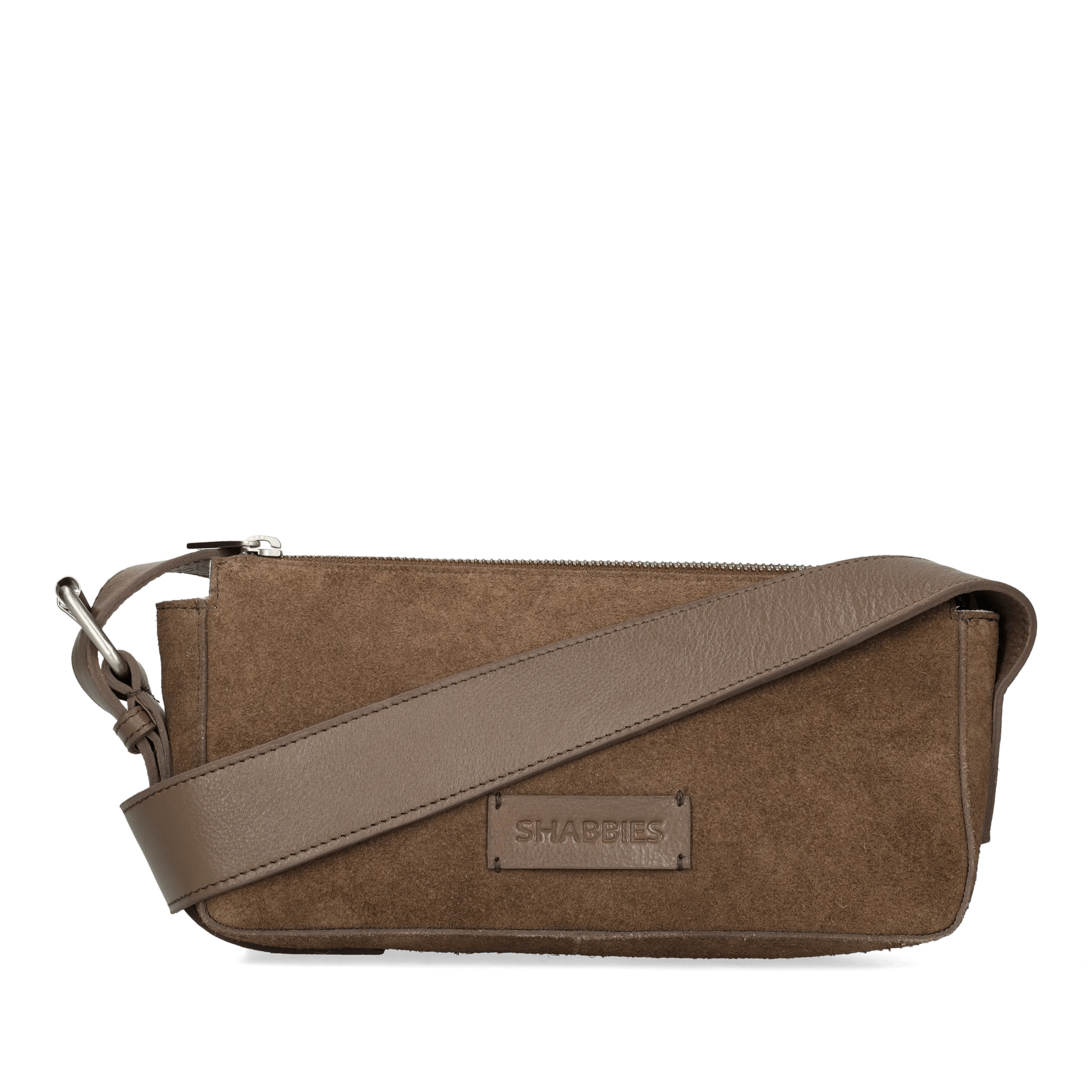 VENICE Shoulderbag oiled suede Taupe