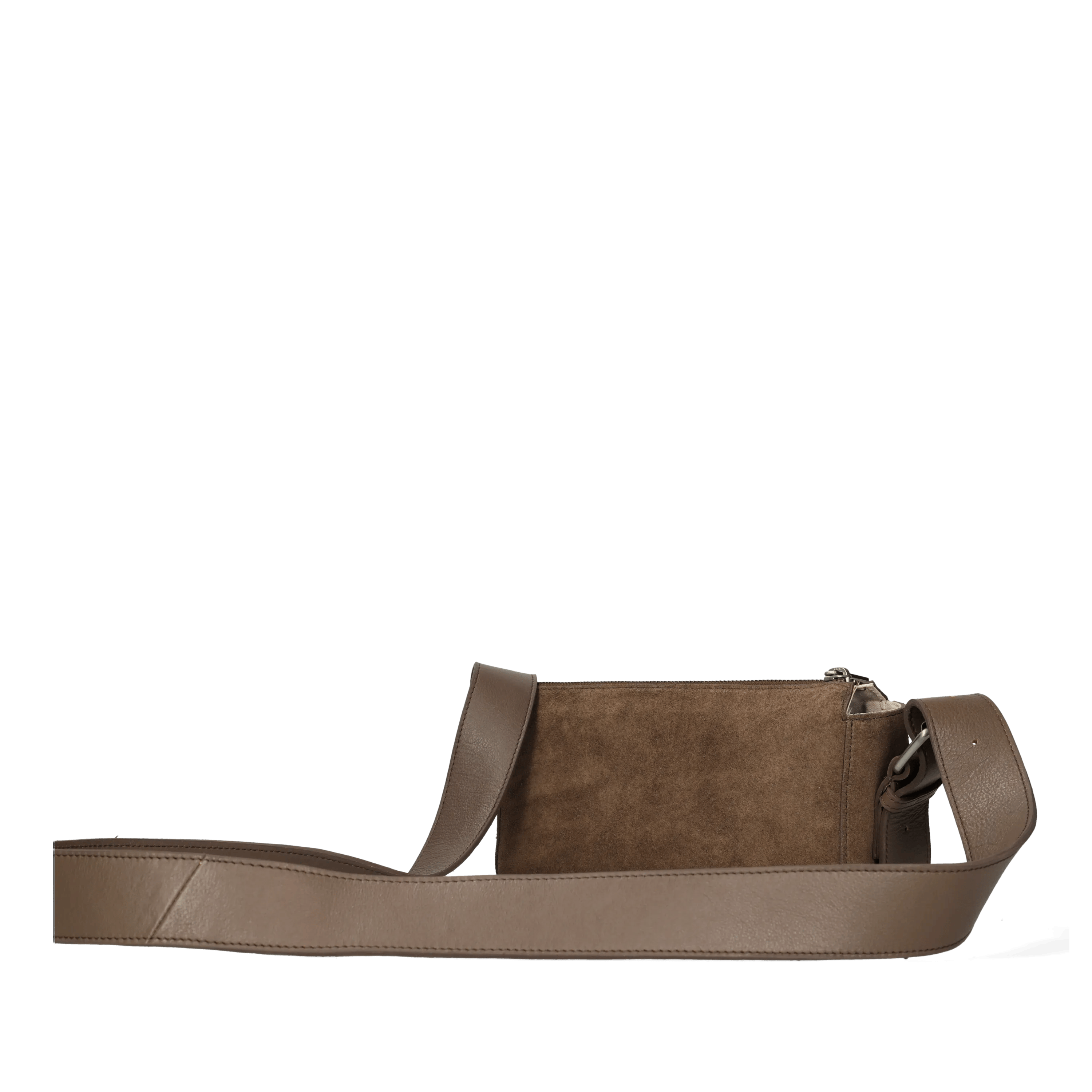 VENICE Shoulderbag oiled suede Taupe