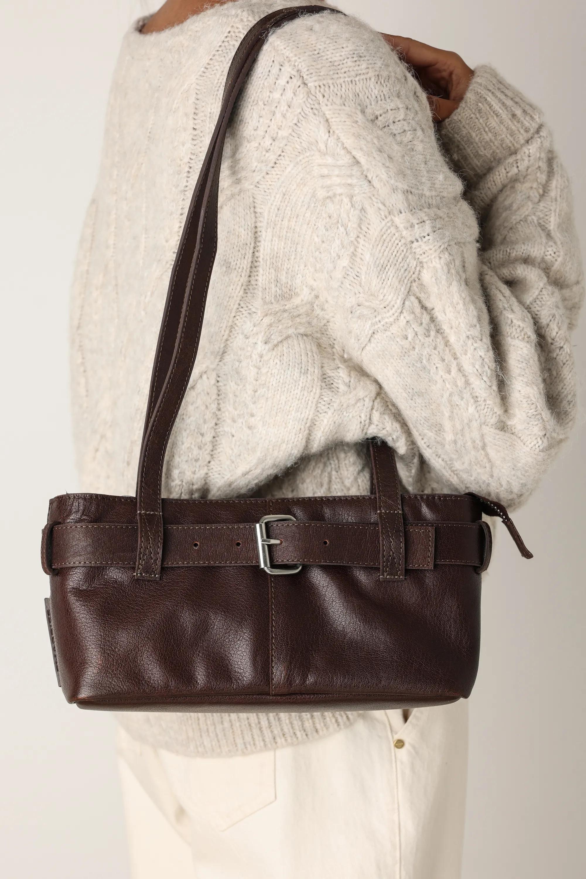 OLLA  Shoulderbag Leather Brown