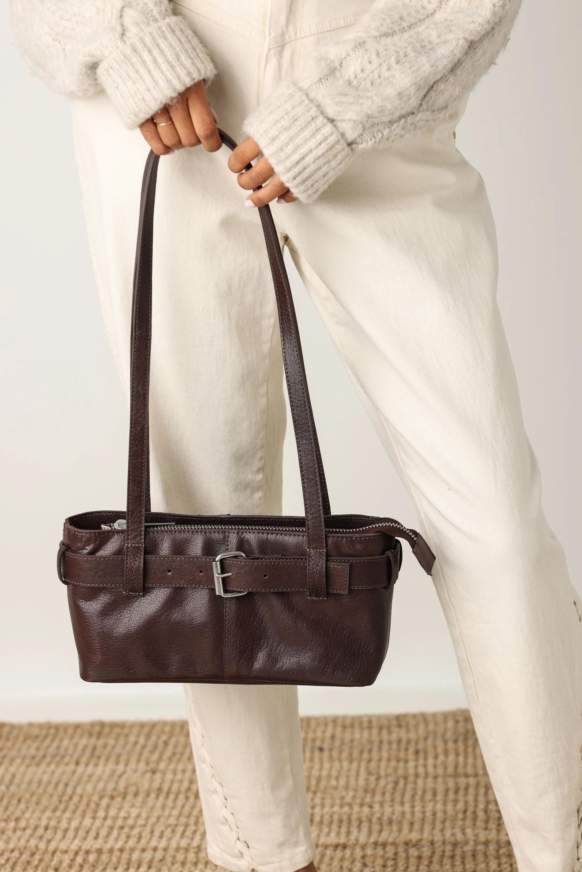 OLLA  Shoulderbag Leather Brown
