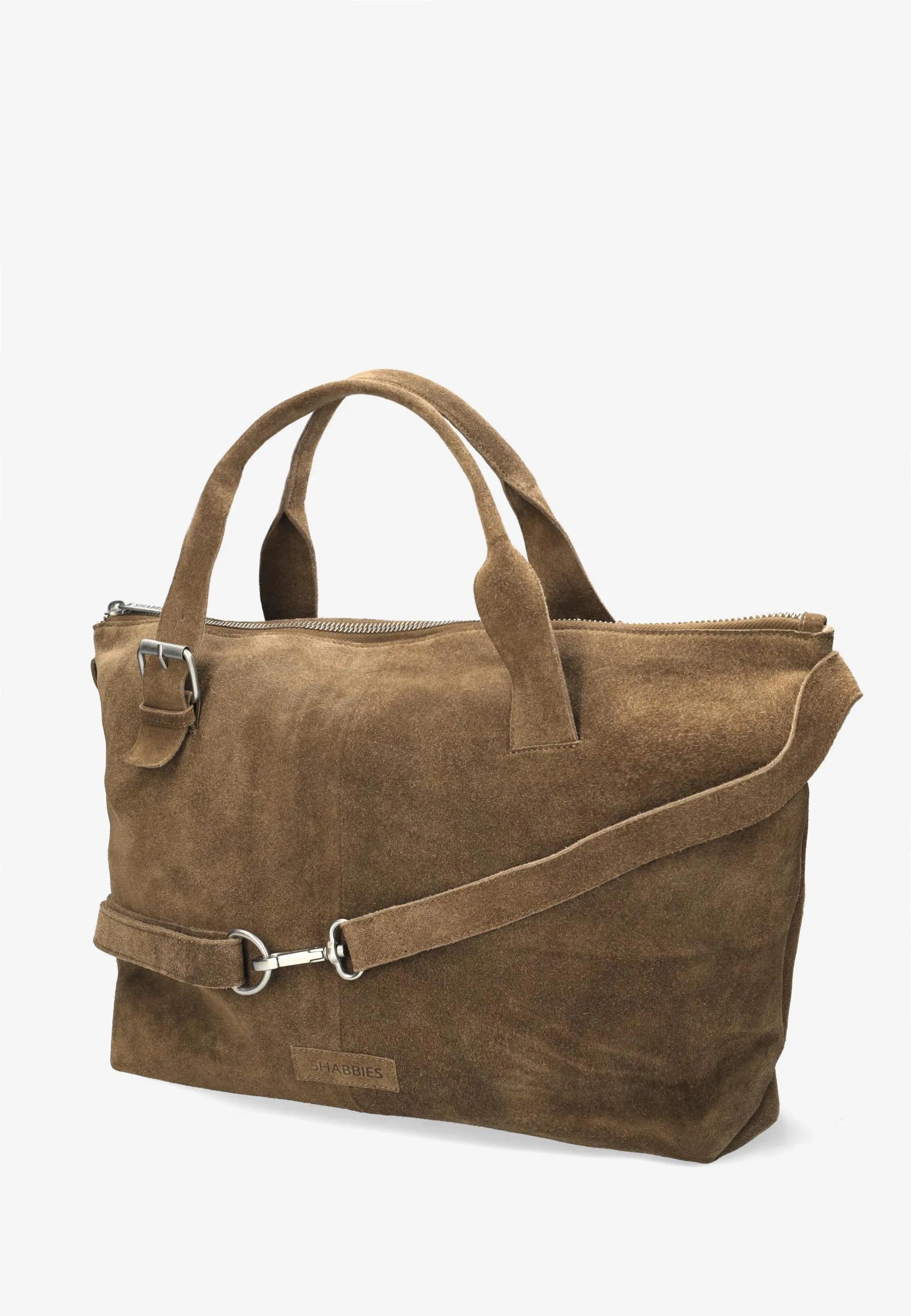 Essie laptoptas Suède Lichtbruin