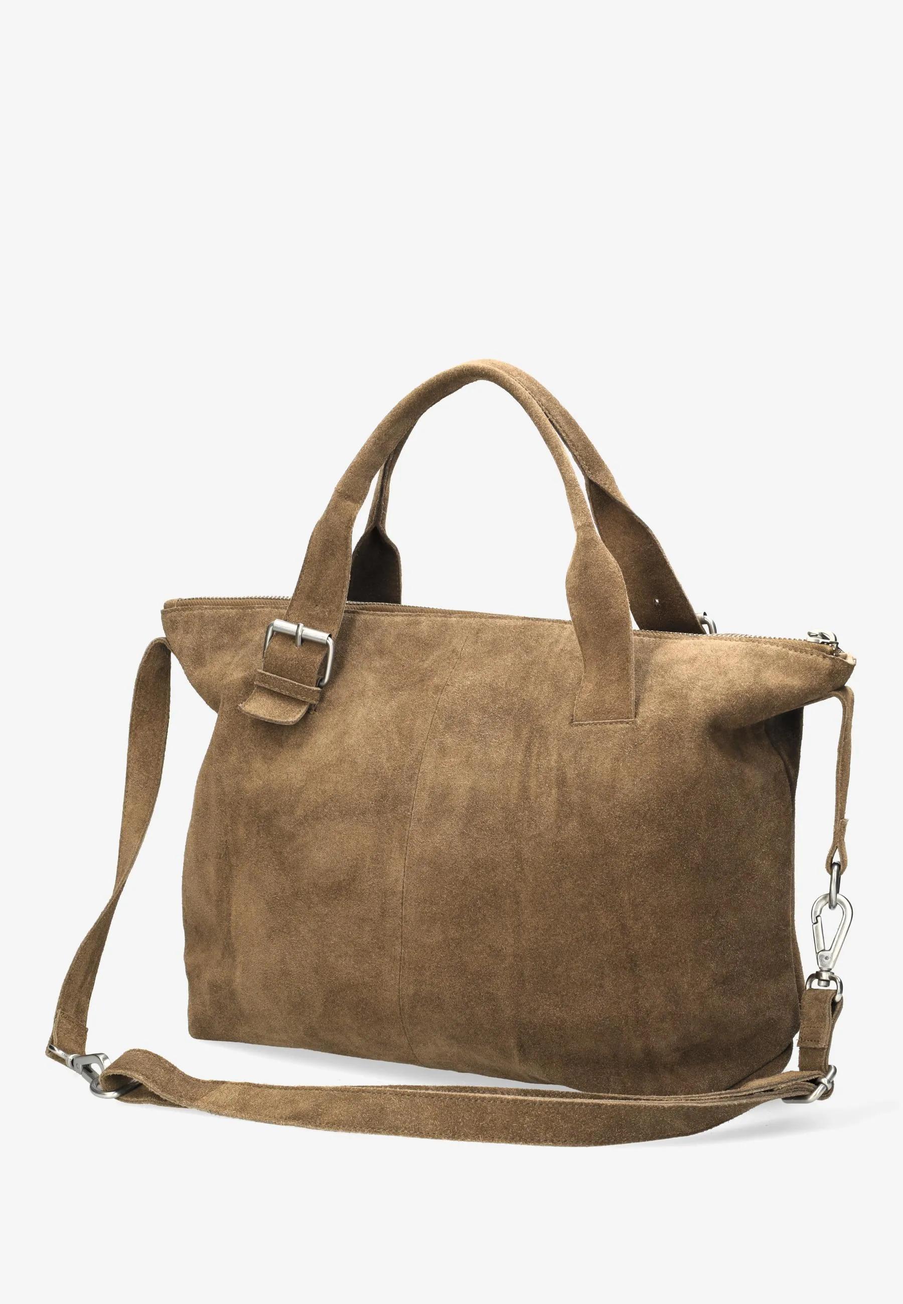 Essie laptoptas Suède Lichtbruin