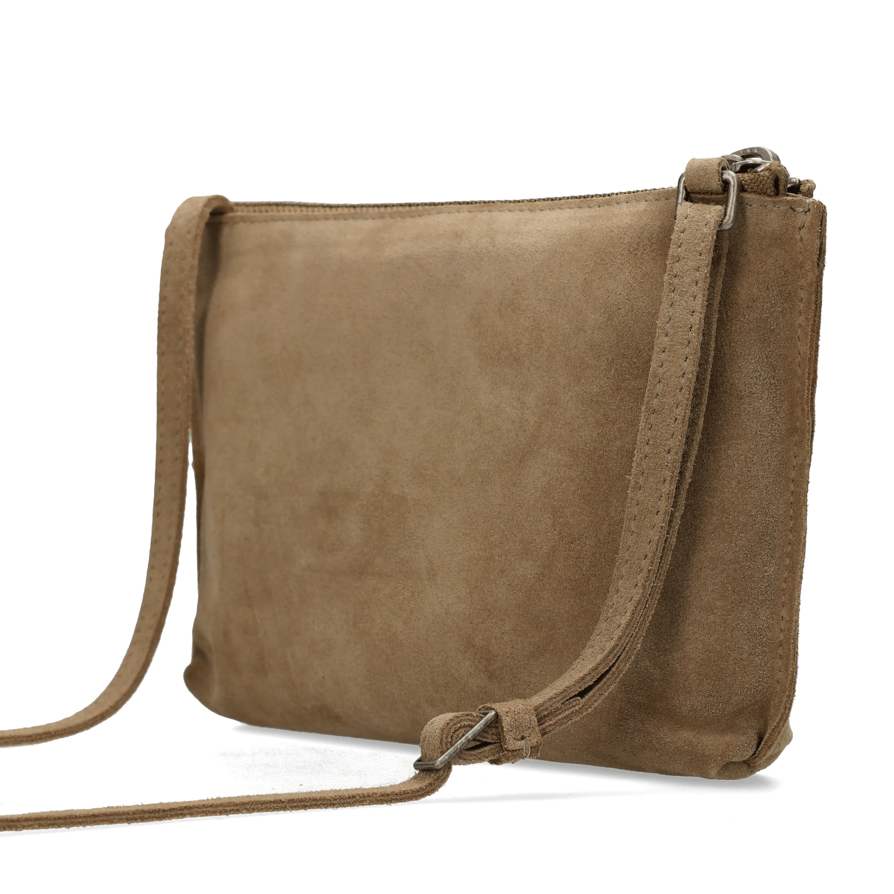 Festival Crossbody Suede Light Taupe