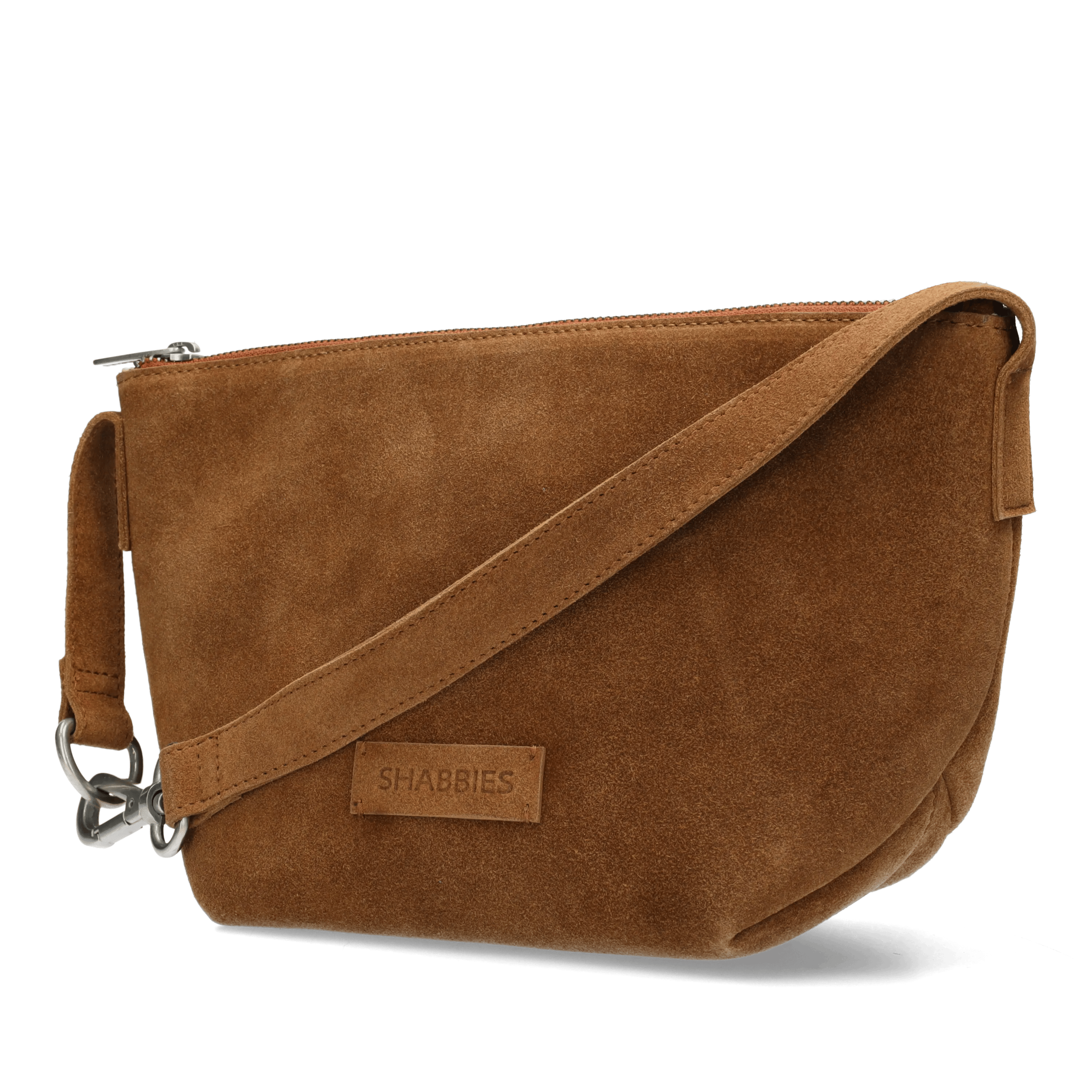 Esra Crossbody Suede Cognac