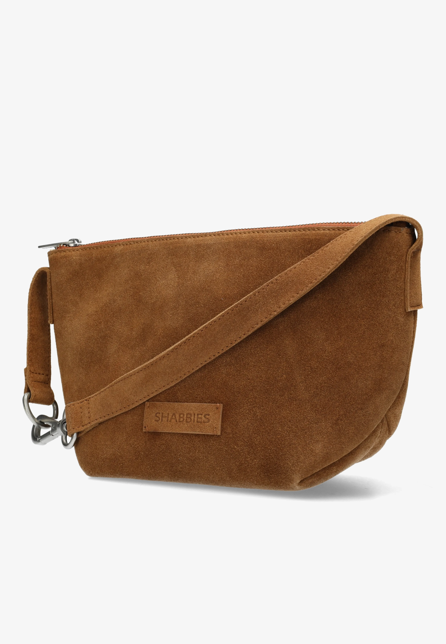 Esra Crossbody Suede Cognac