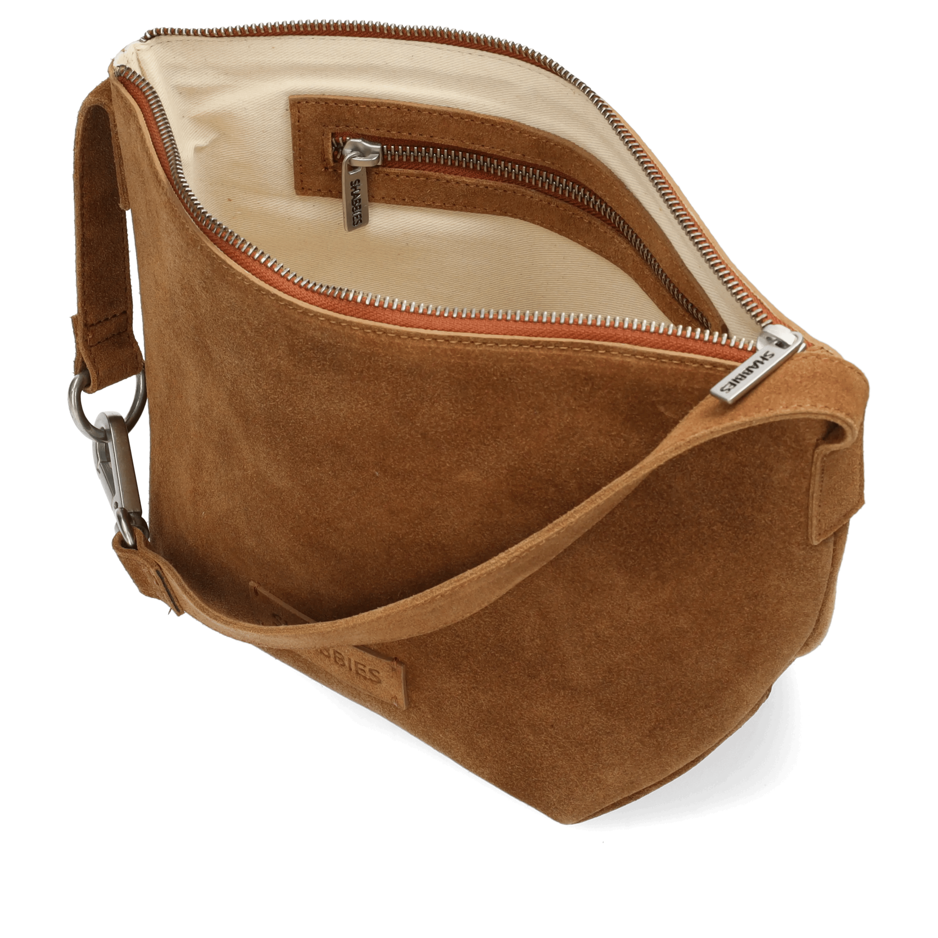 Esra Crossbody Suede Cognac