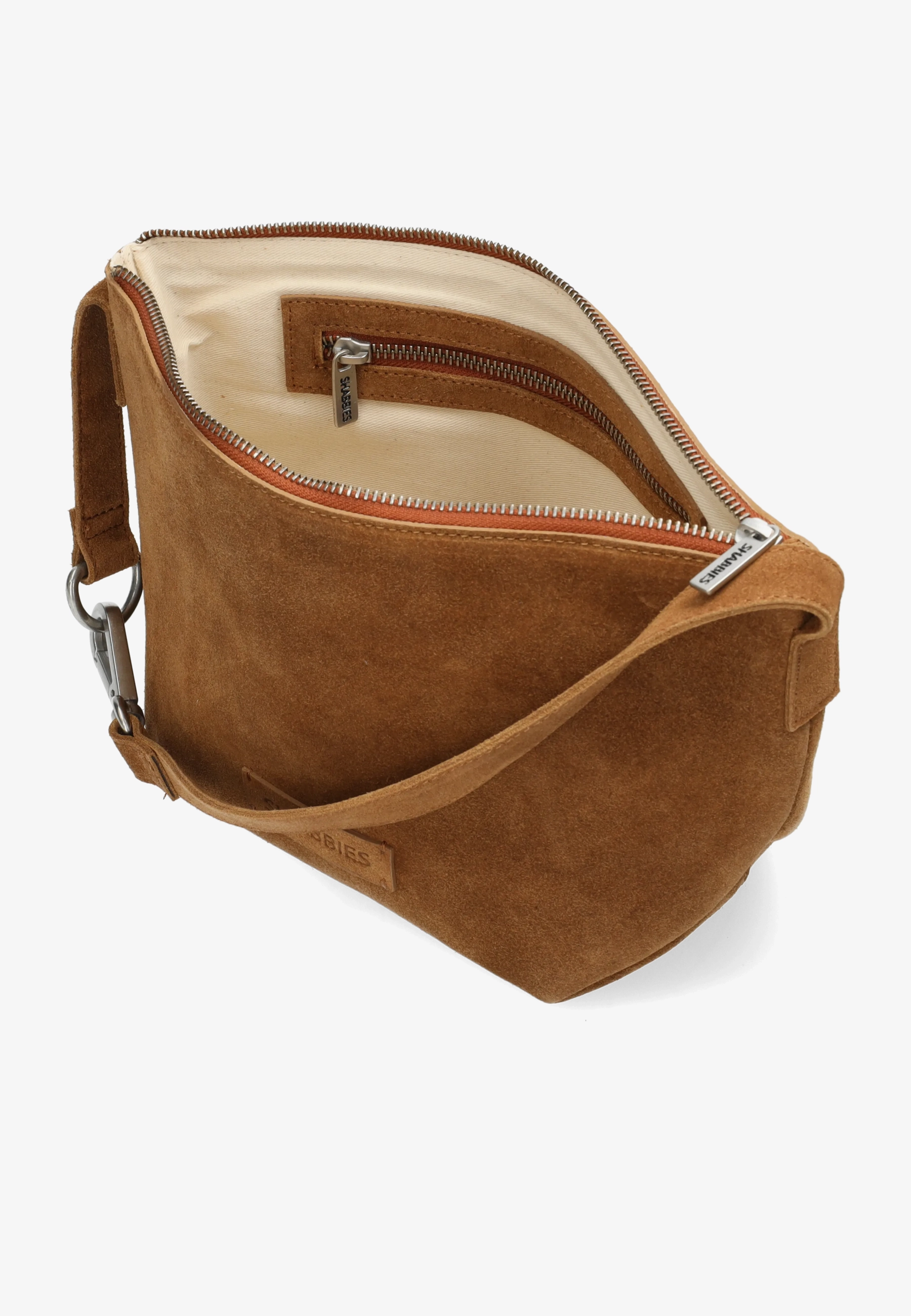 Esra Crossbody Suede Cognac