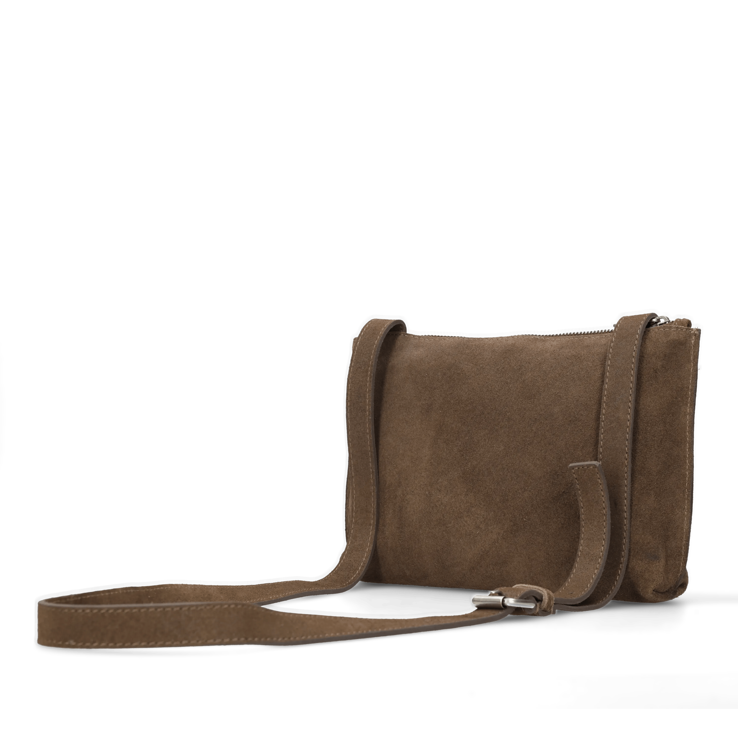 FESTIVAL BIG Crossbody oiled suede Taupe