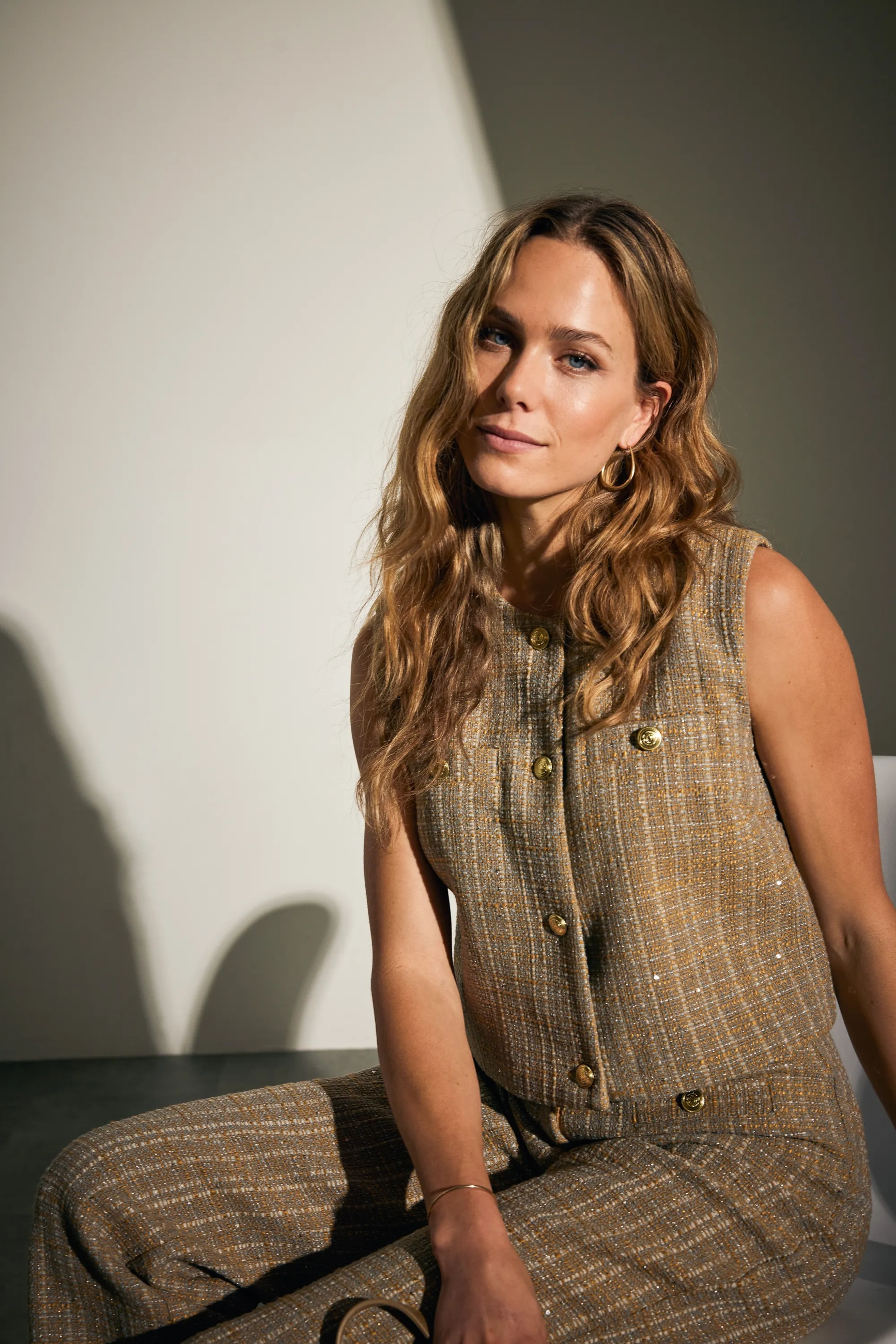 Mexx Women | Multicolor tweed vest