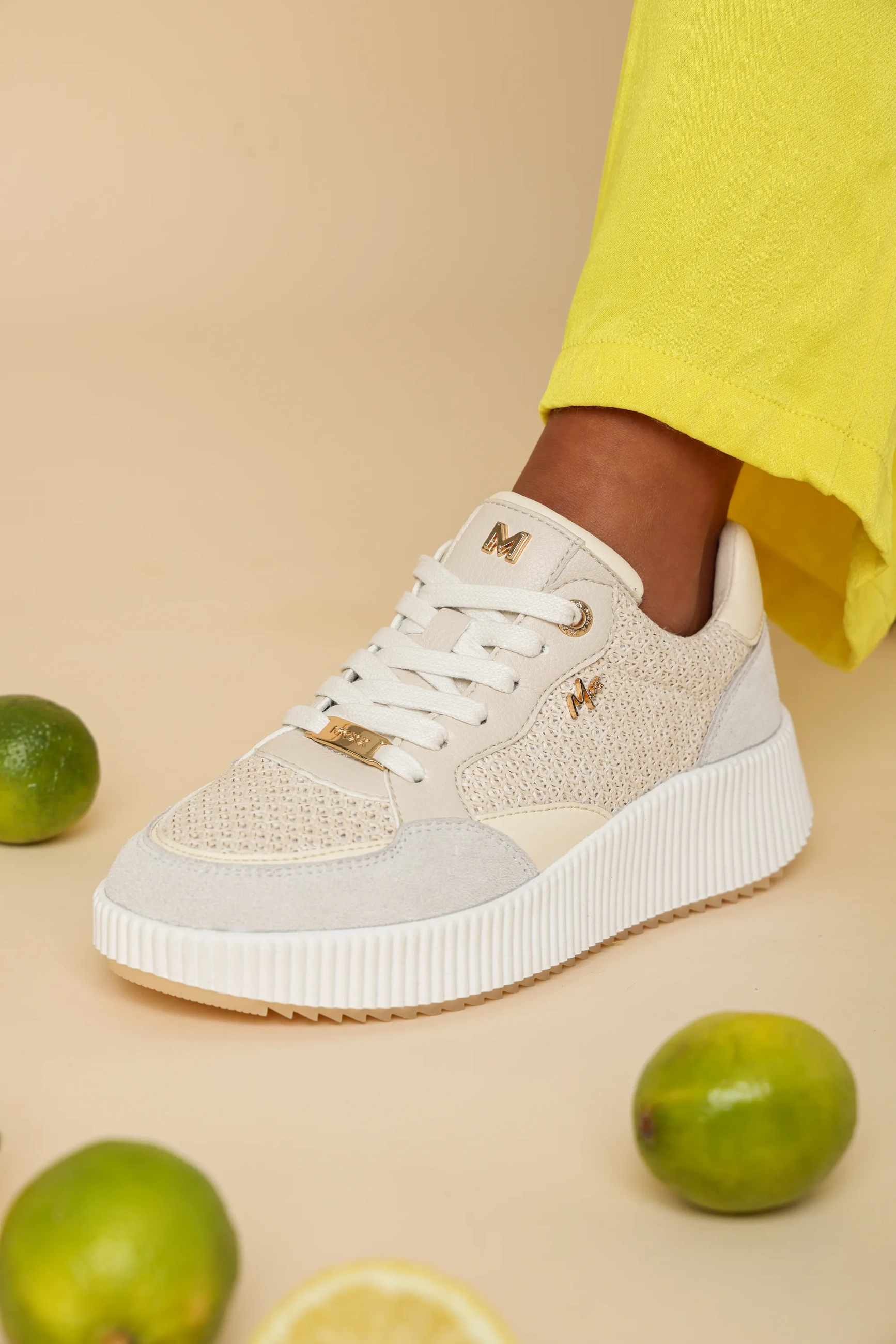 Marilo Orchid Sneaker Cream